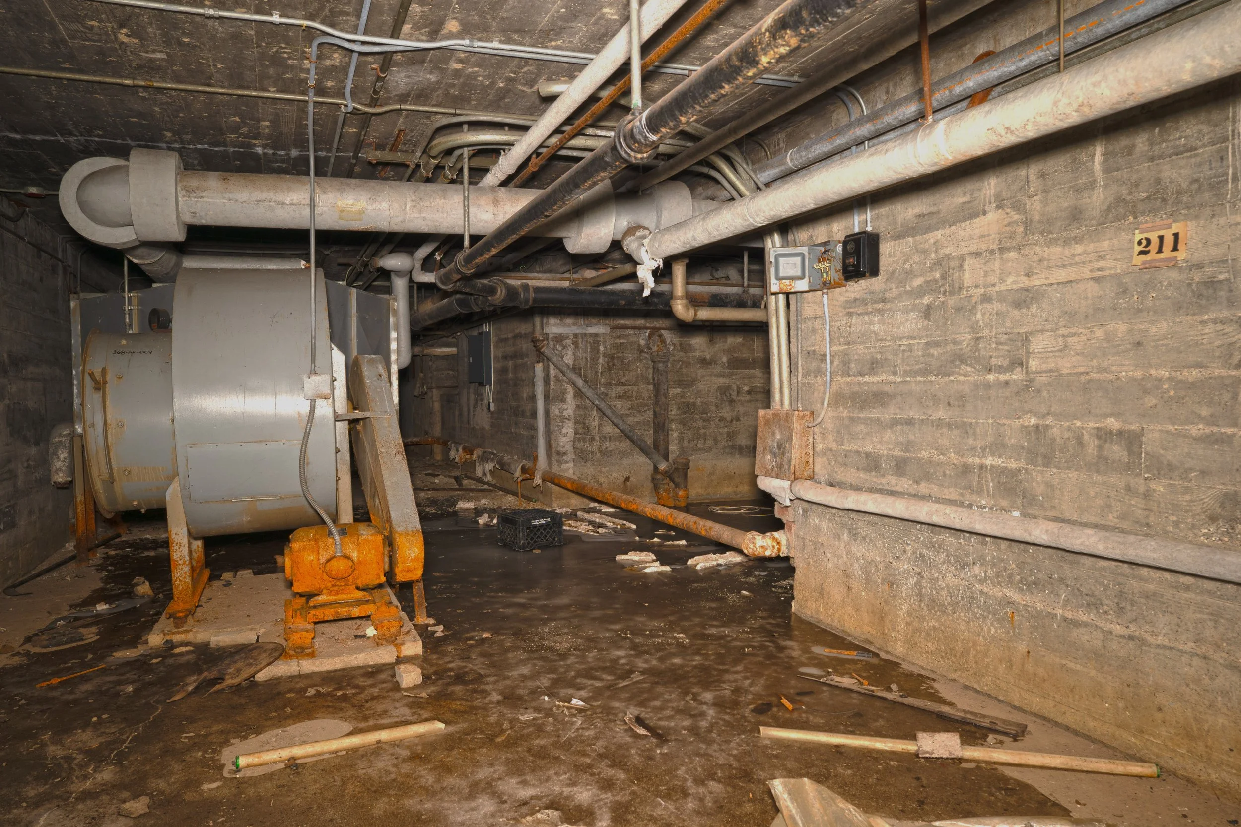 Basement next to auditorium 