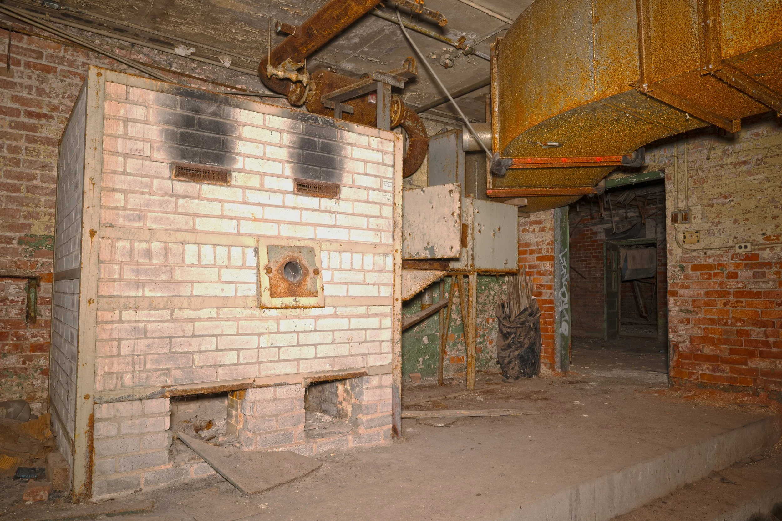Boiler room shot (Coal chute)