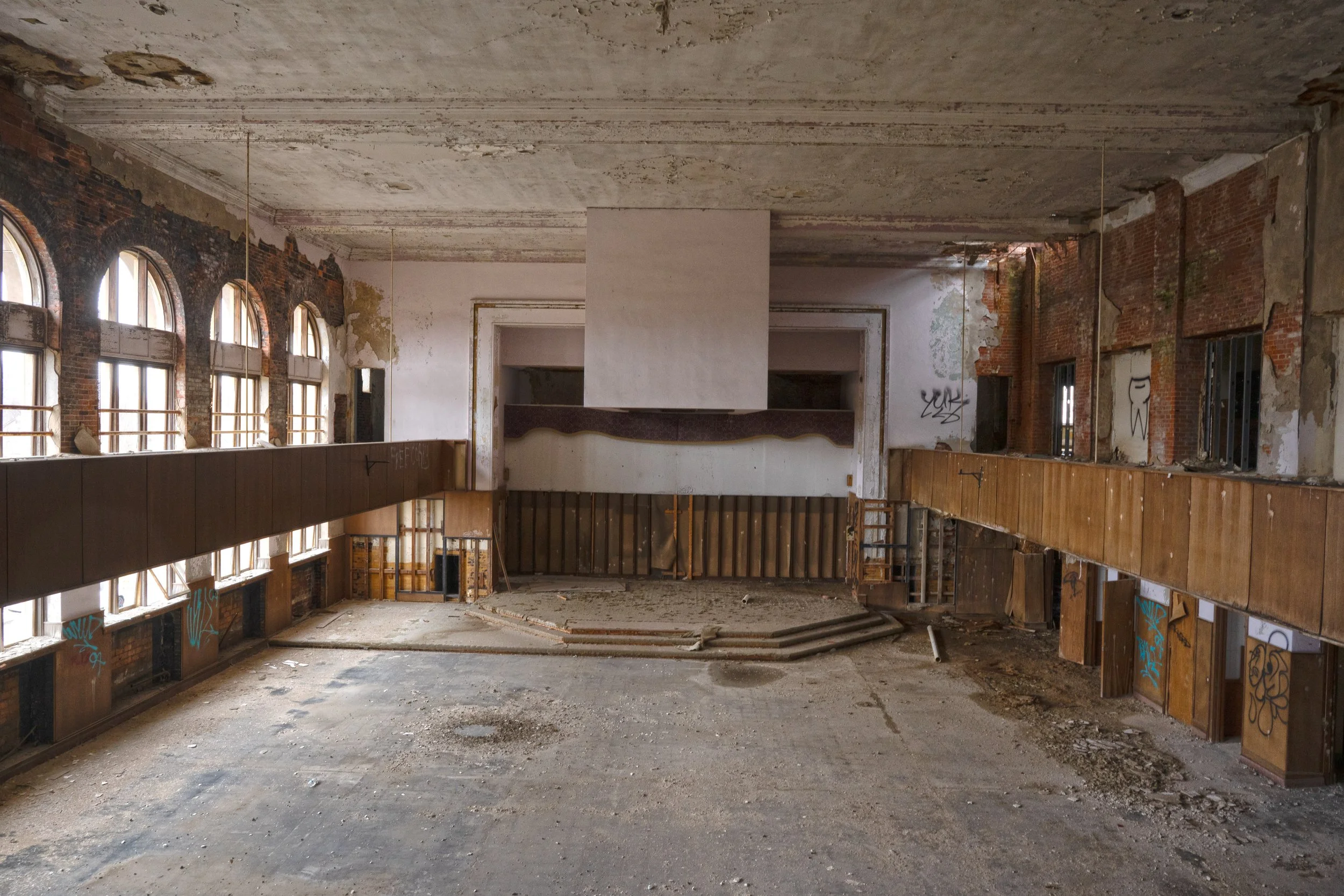 church sanctuary from the back