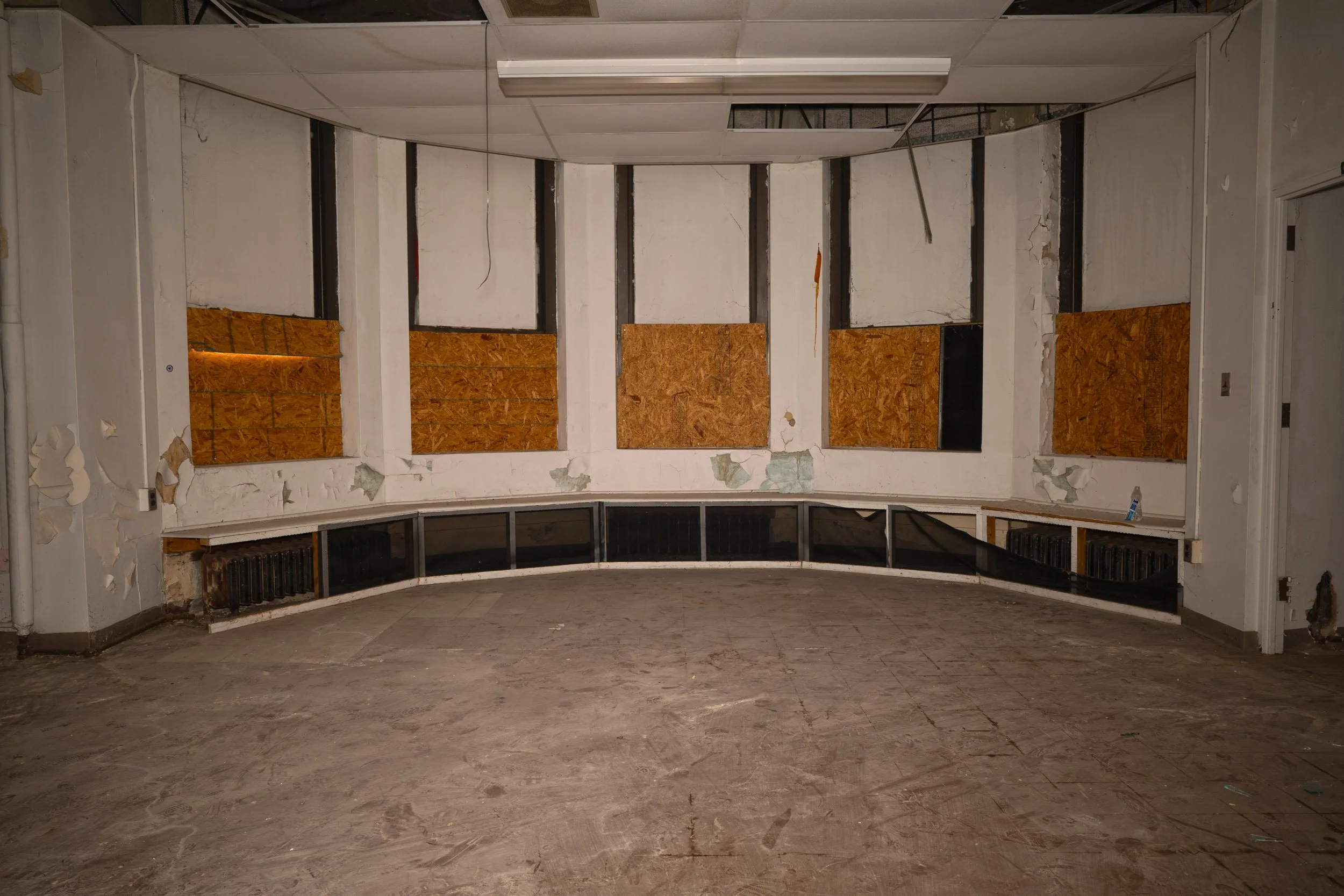 full shot of the bay window