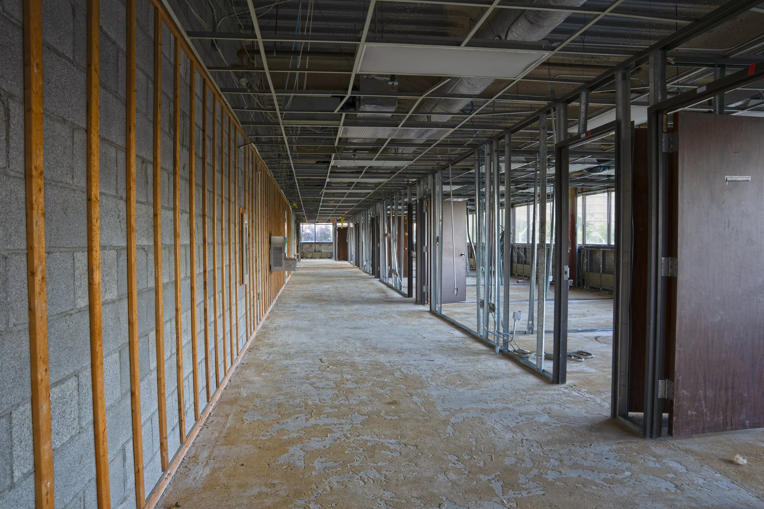 2nd floor gutted office space