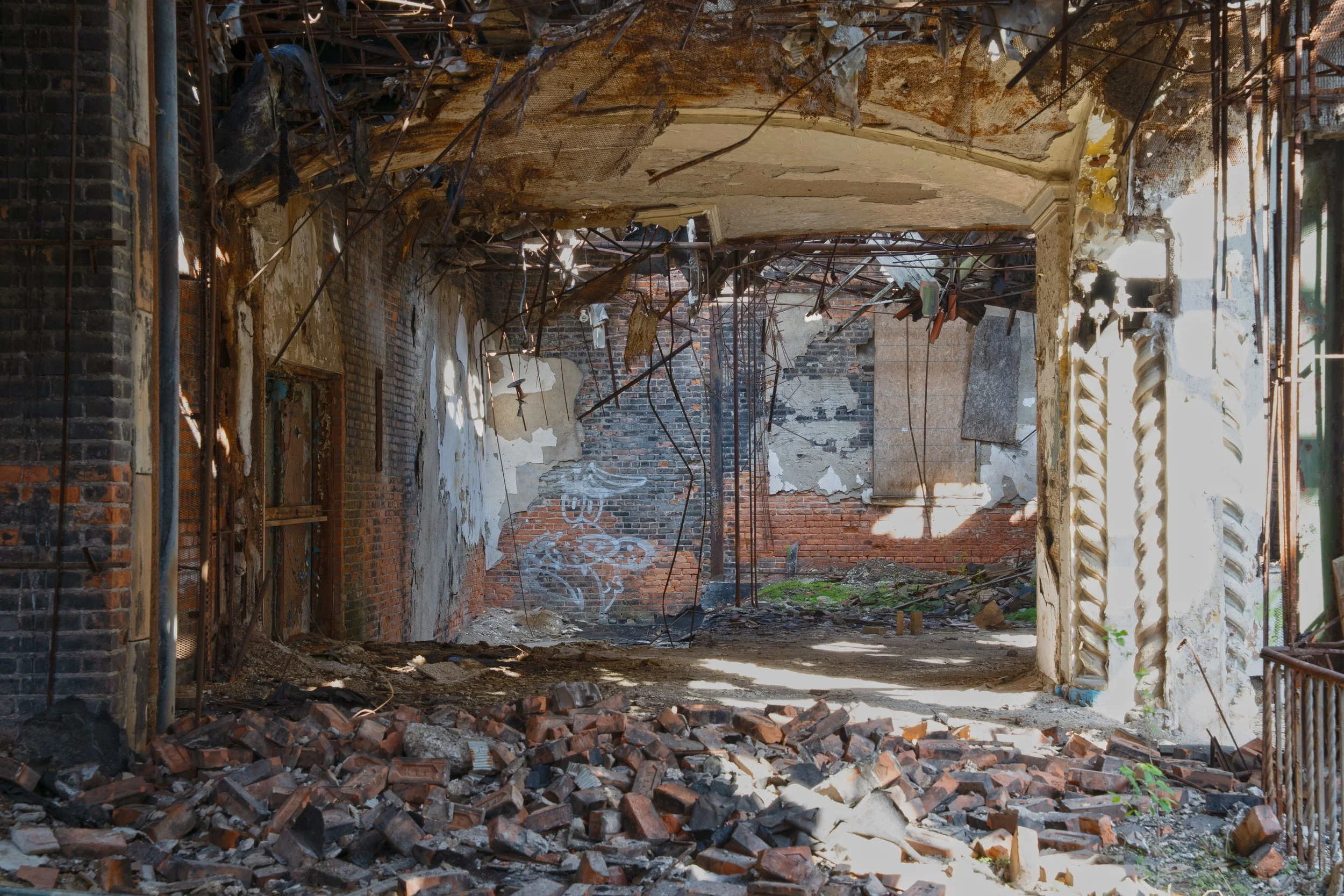 One of the side corridors 
