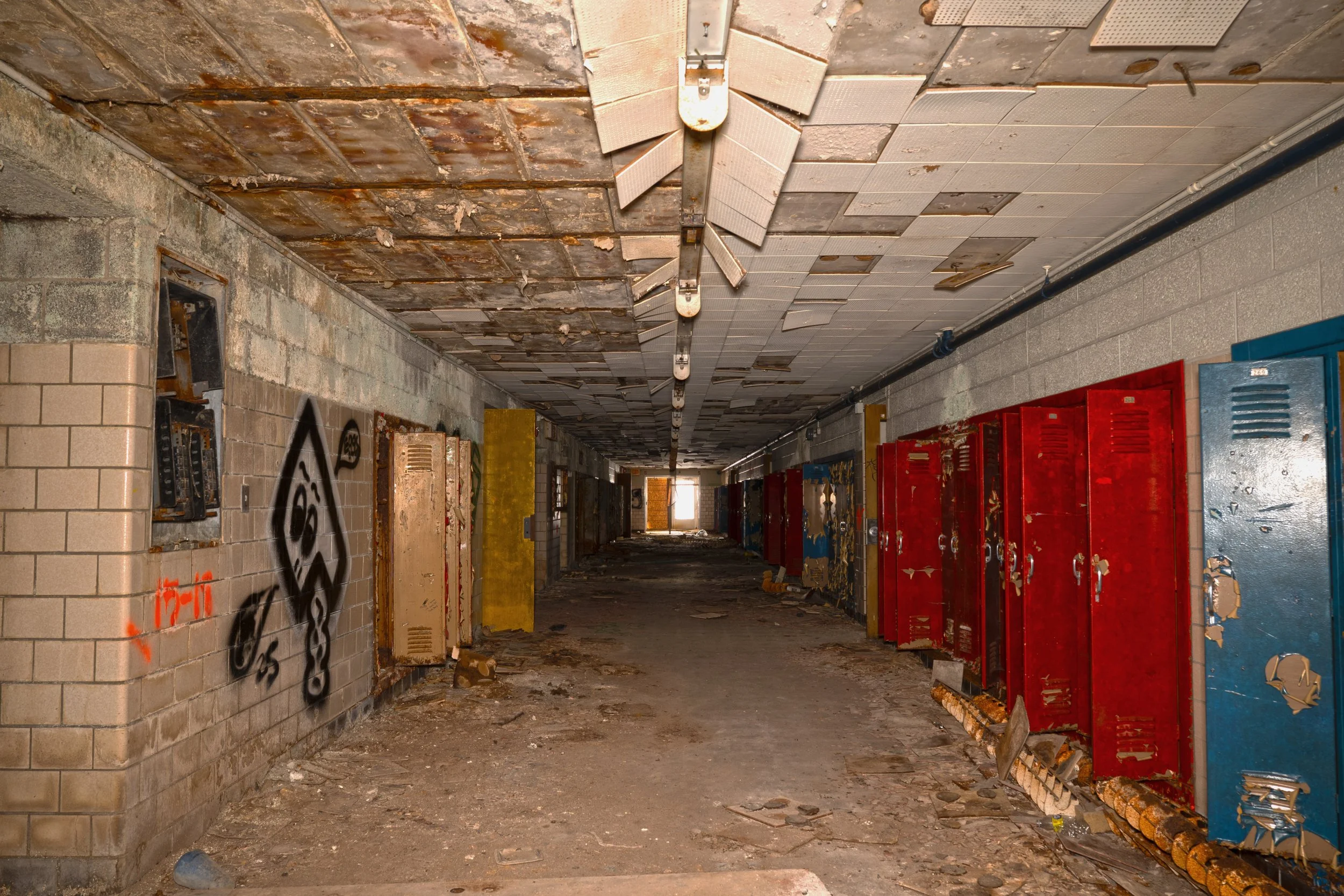 Hallway in Detroit Open shot 1