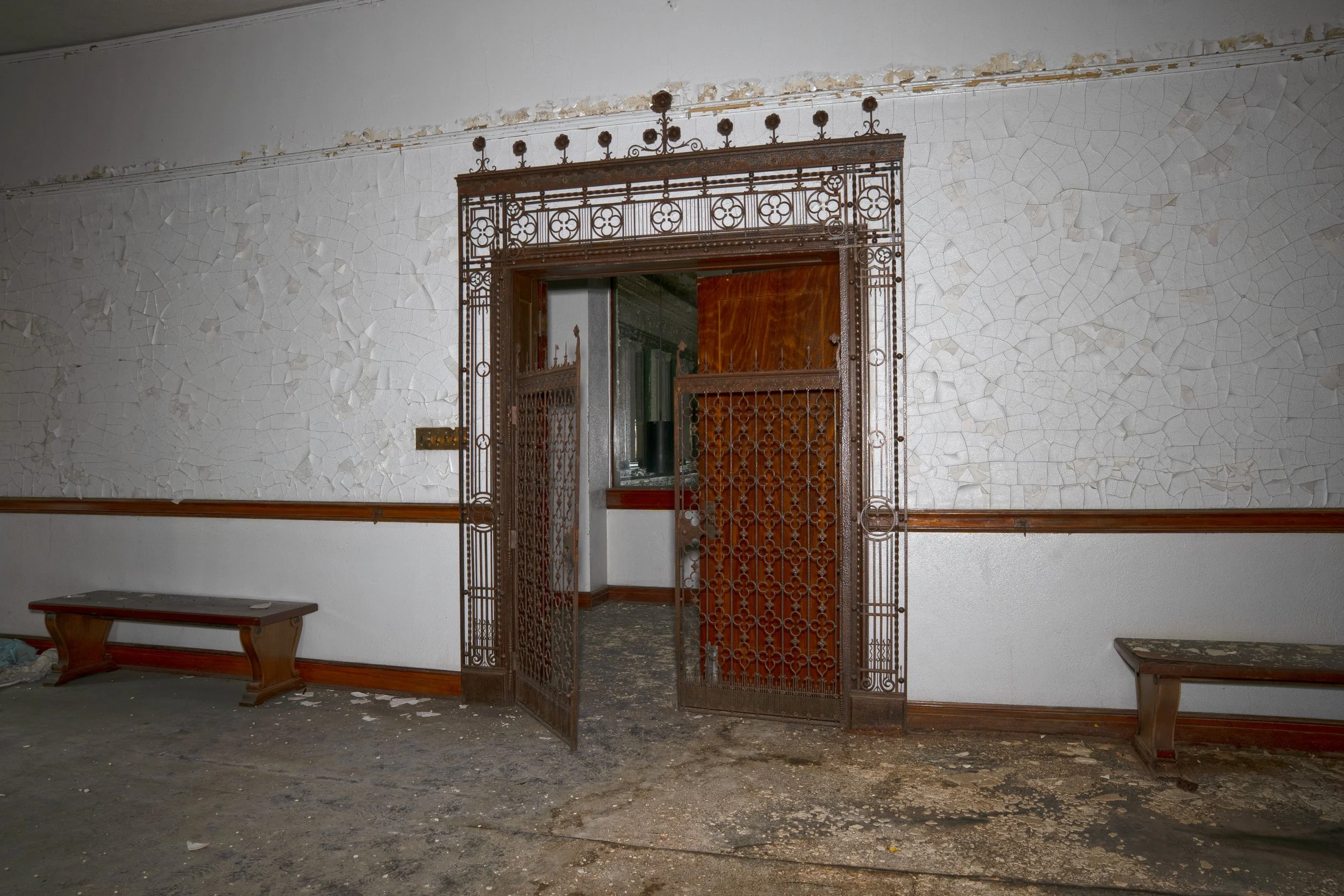 Door leading to Librarian office space 