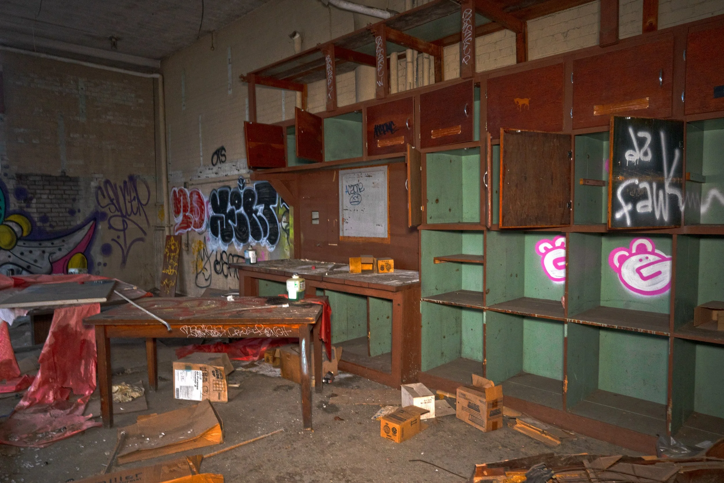 A small storage section on the 1st floor