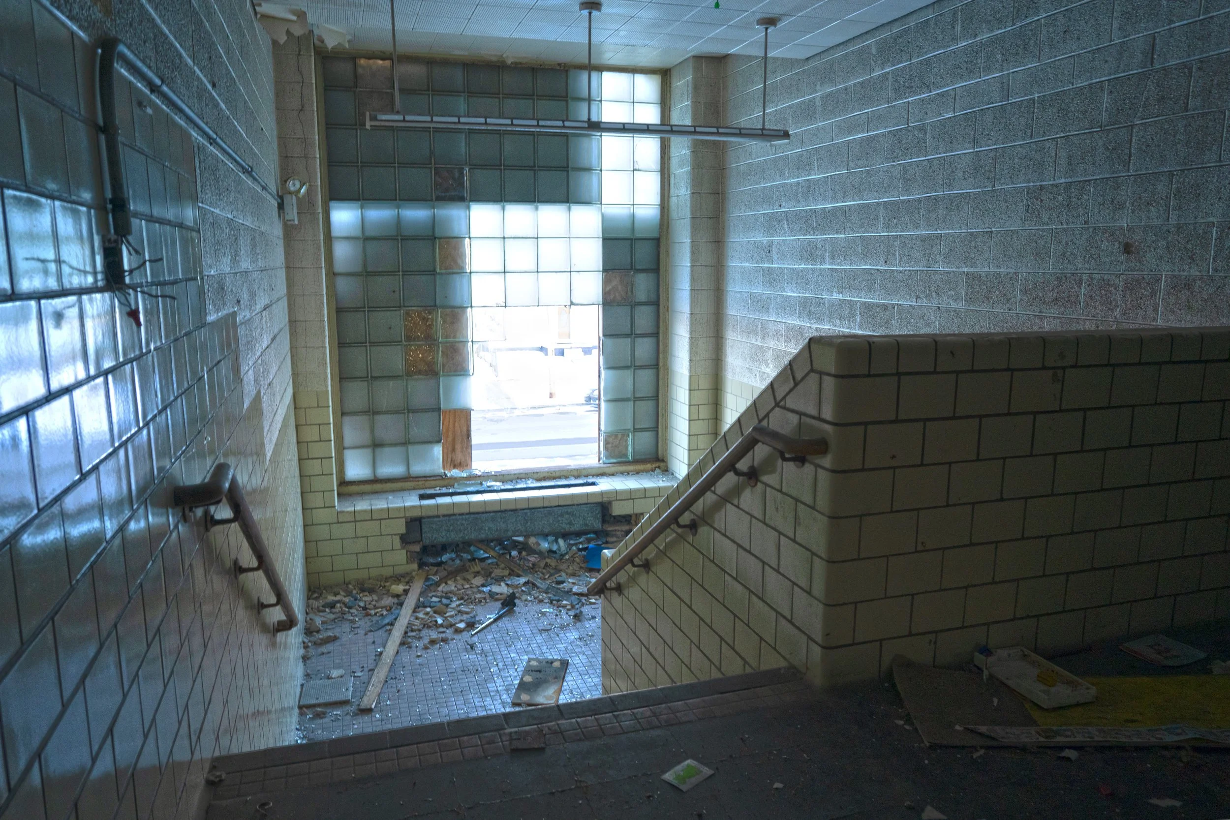 A staircase in Herman