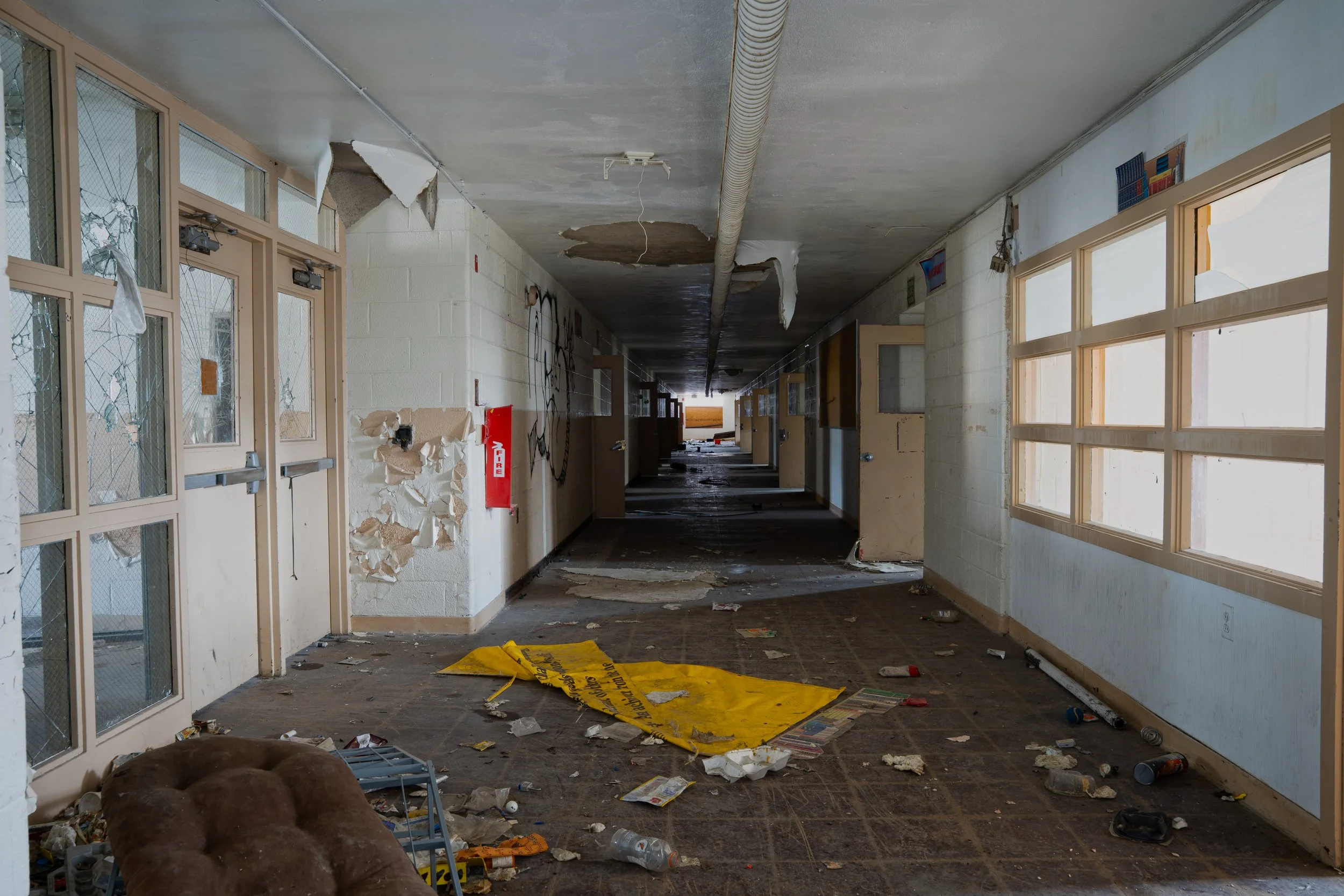 2nd floor hallway on main hallway 