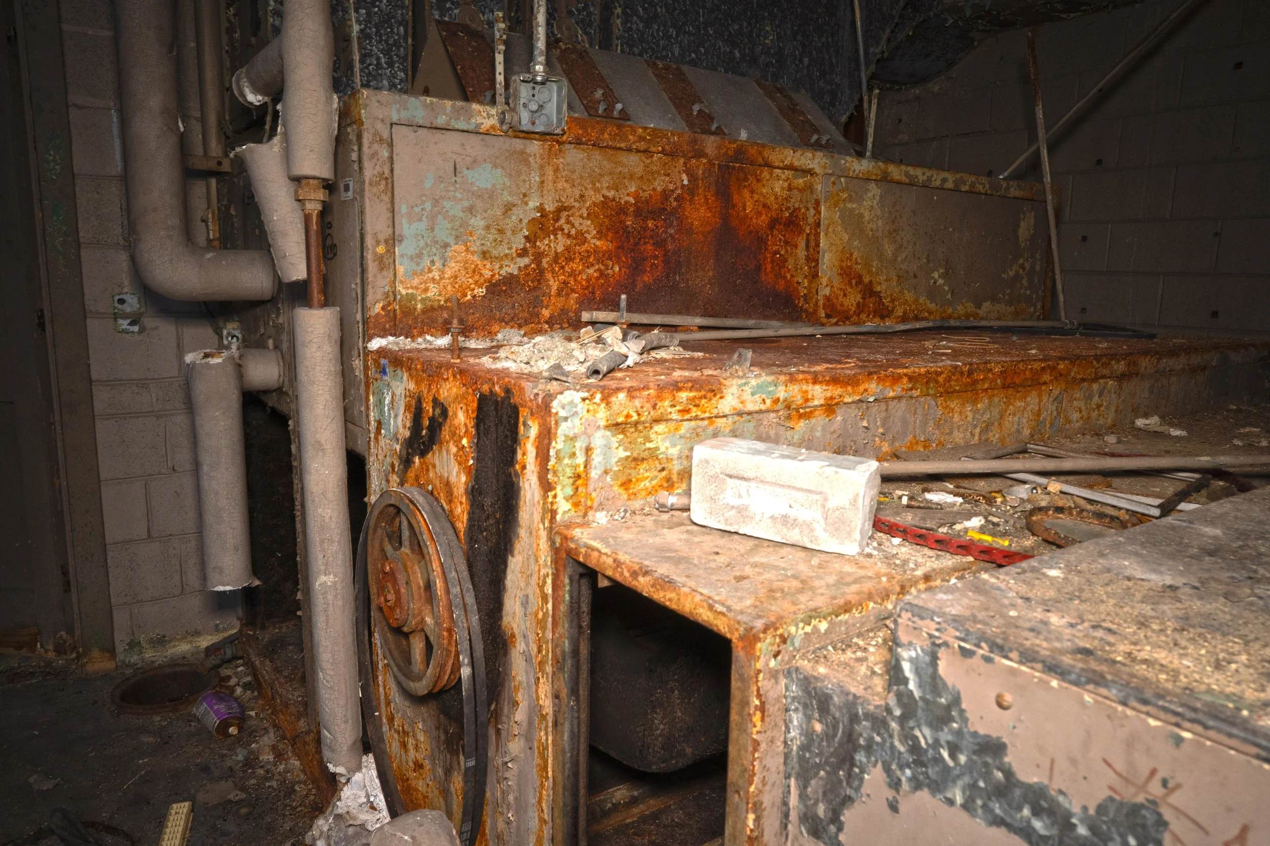 Likely the freight elevator lift