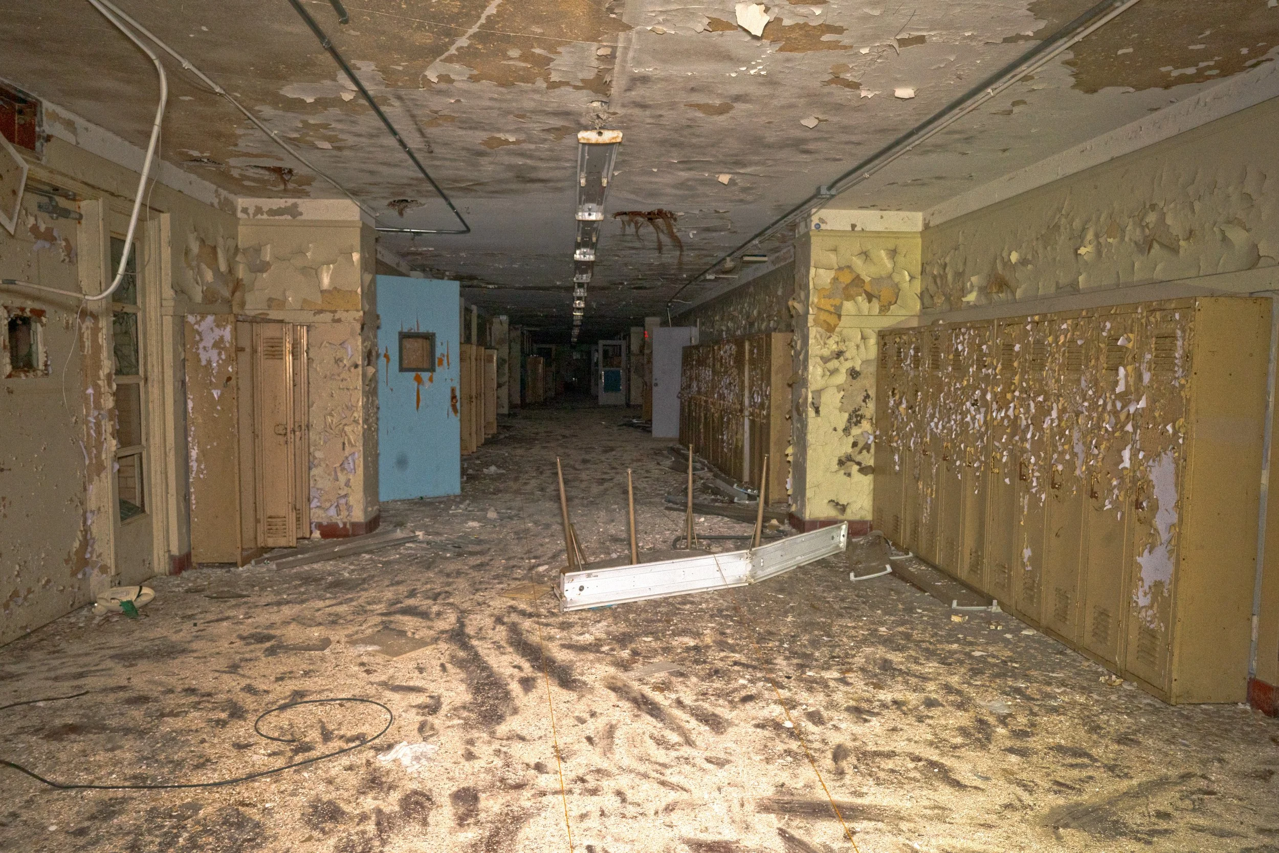 3rd floor hallway in the original build