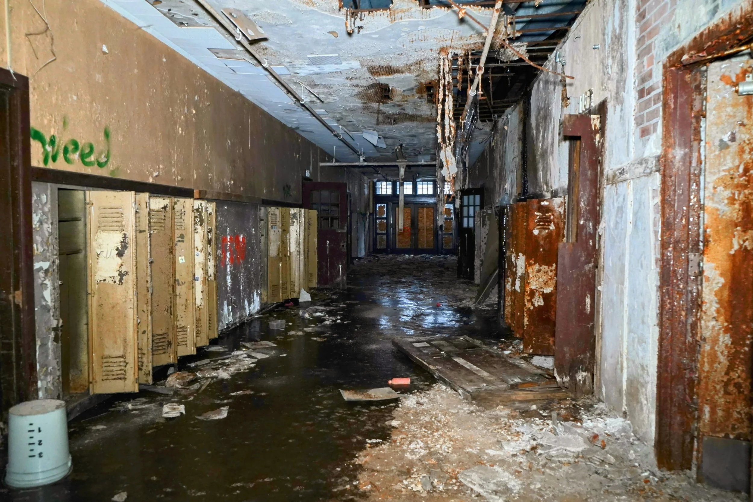 The North Wing is the worst of Condition of the whole school 