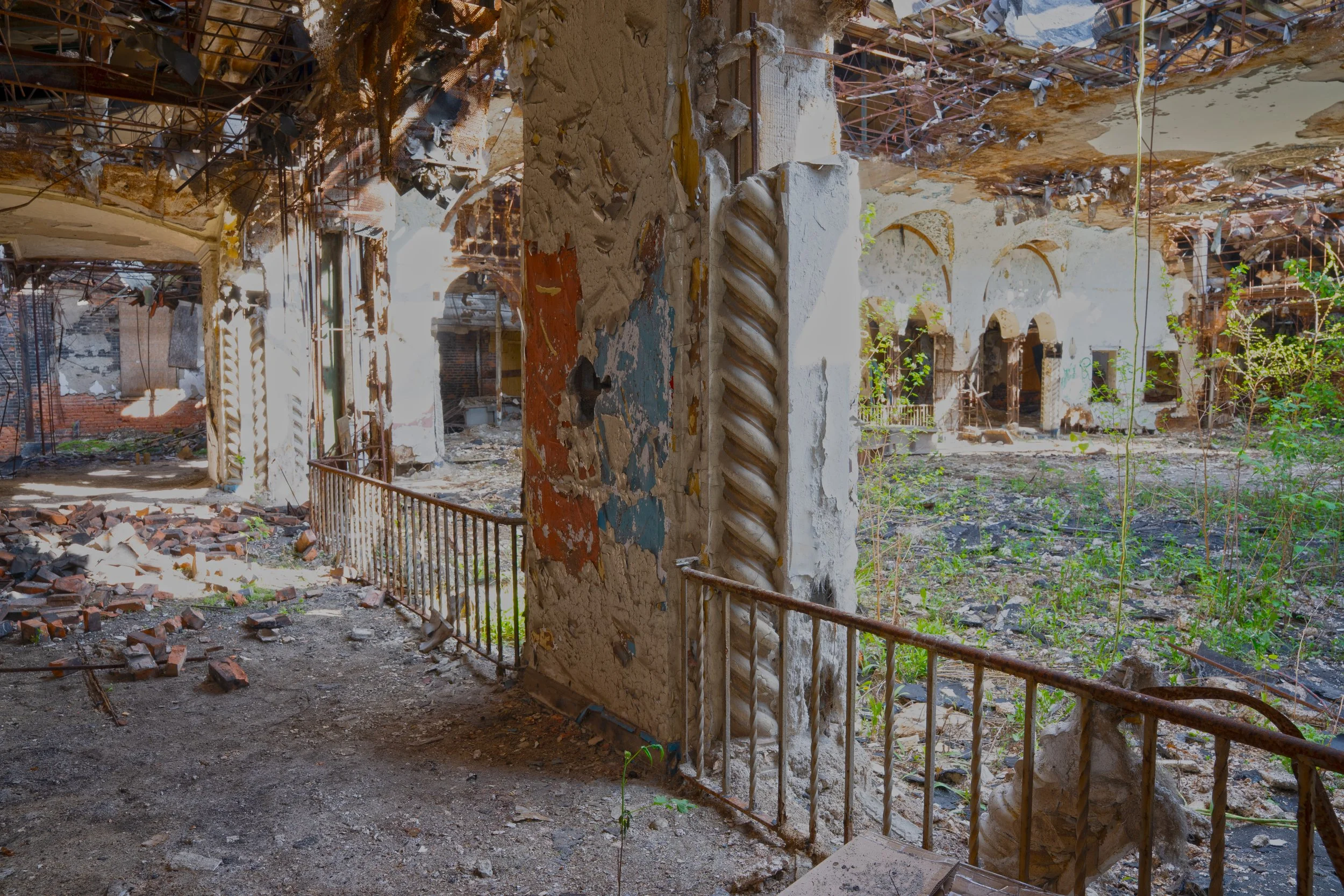 Some pillars remain in ok shape