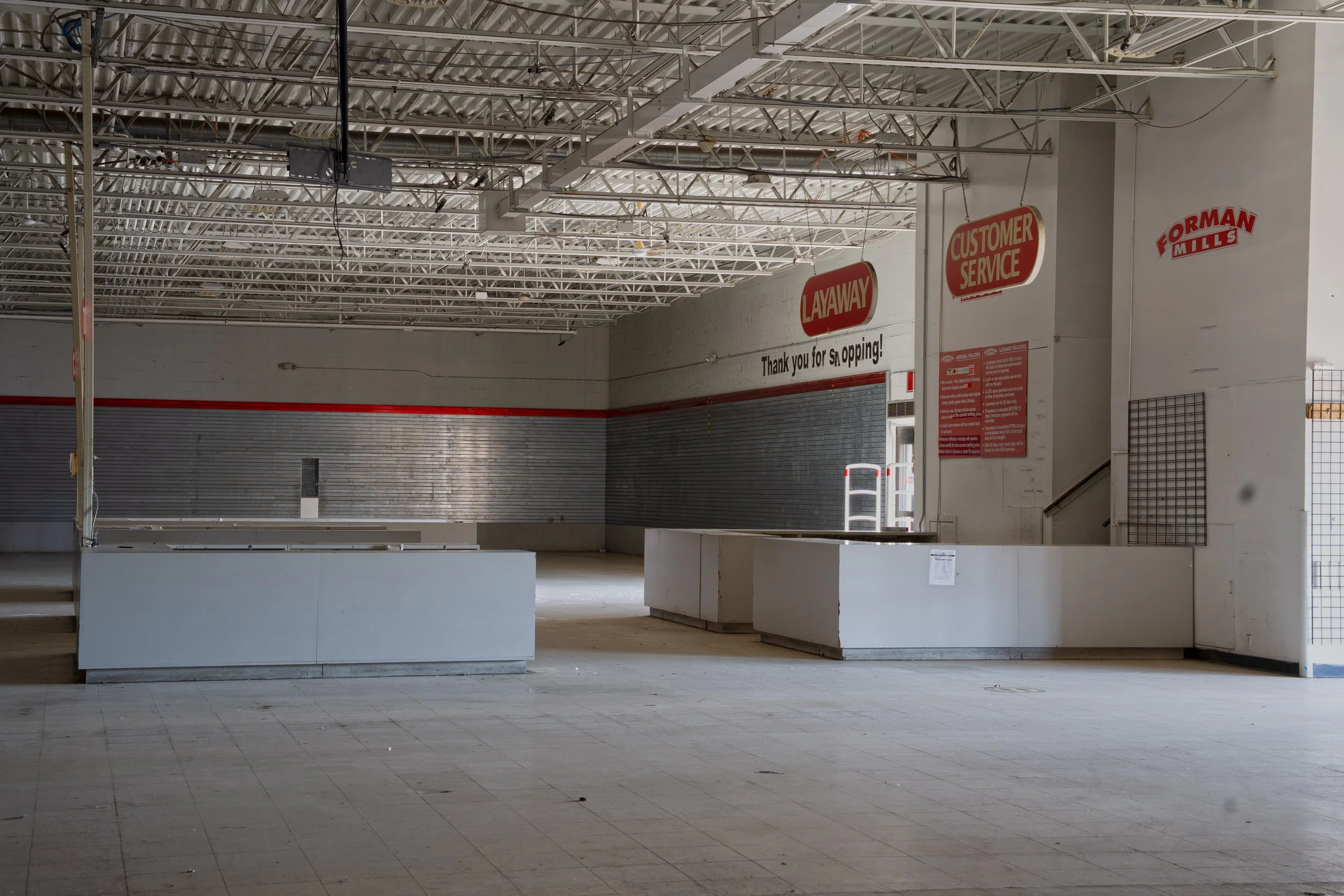Checkout lanes 