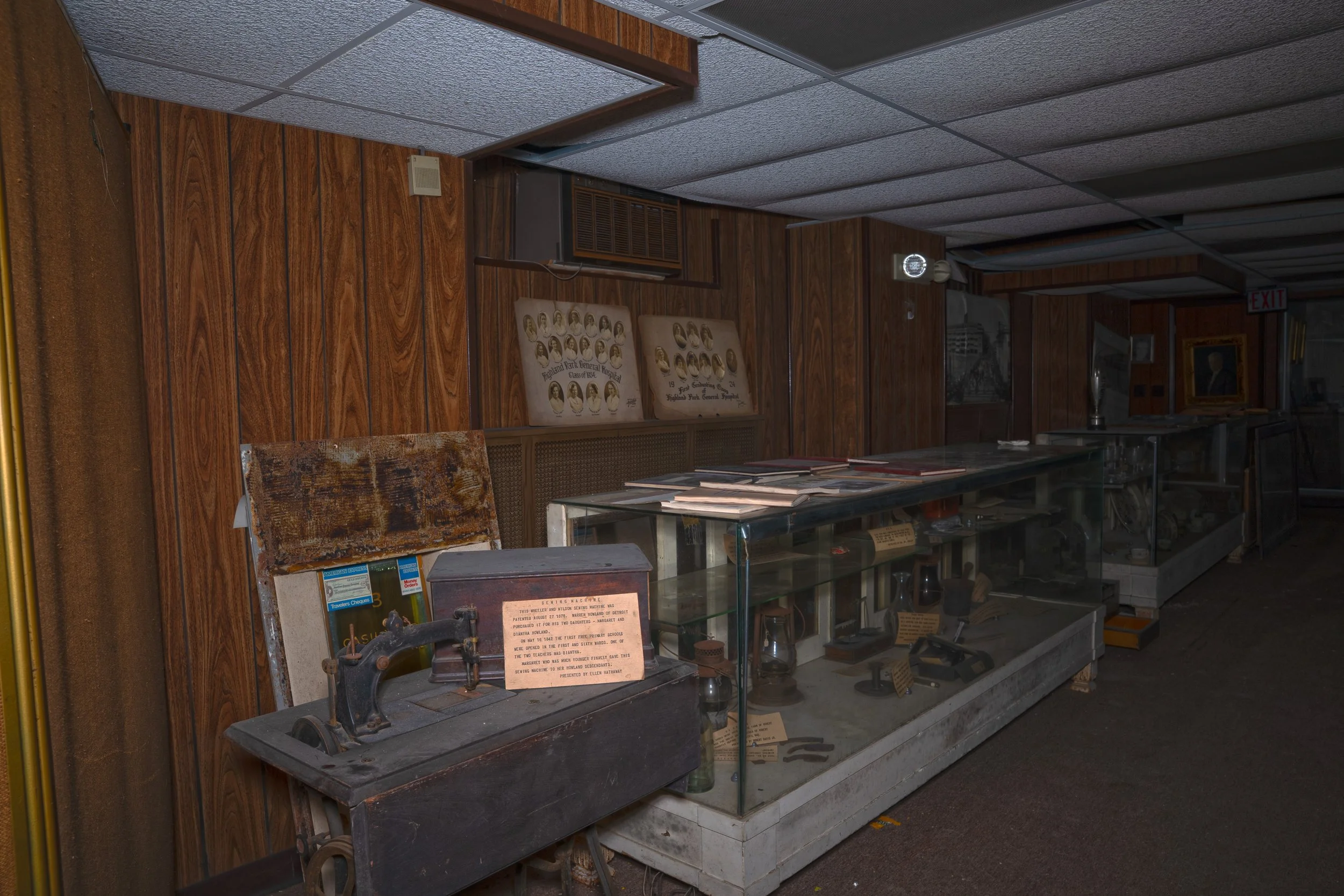 Highland Park Historical Museum shot 3 (Artifacts in cases)