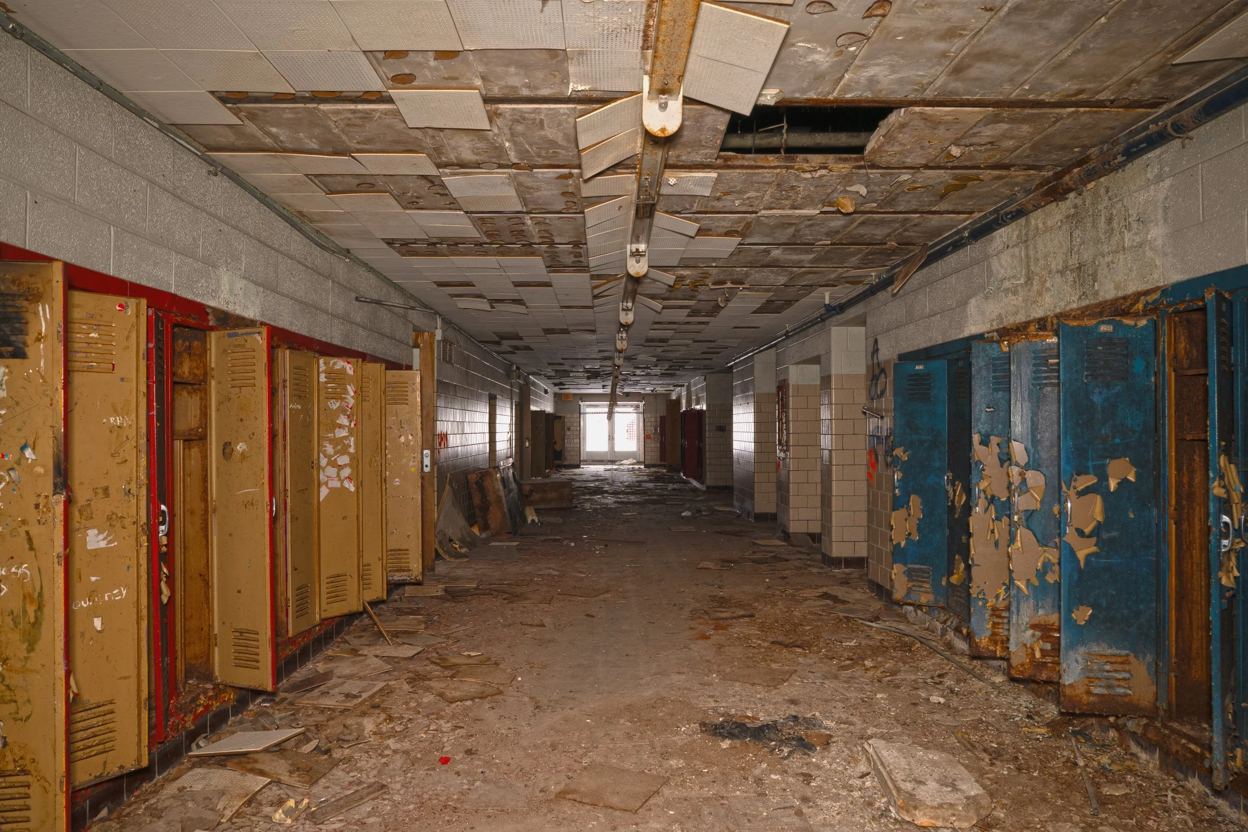 Hallway in Detroit Open shot 3