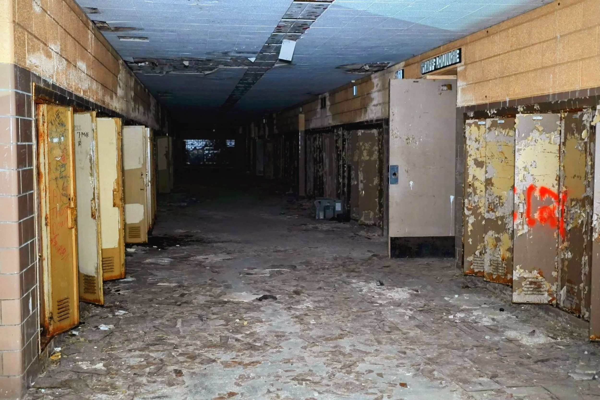 Hallway next to Staff lounge on the 2nd Floor