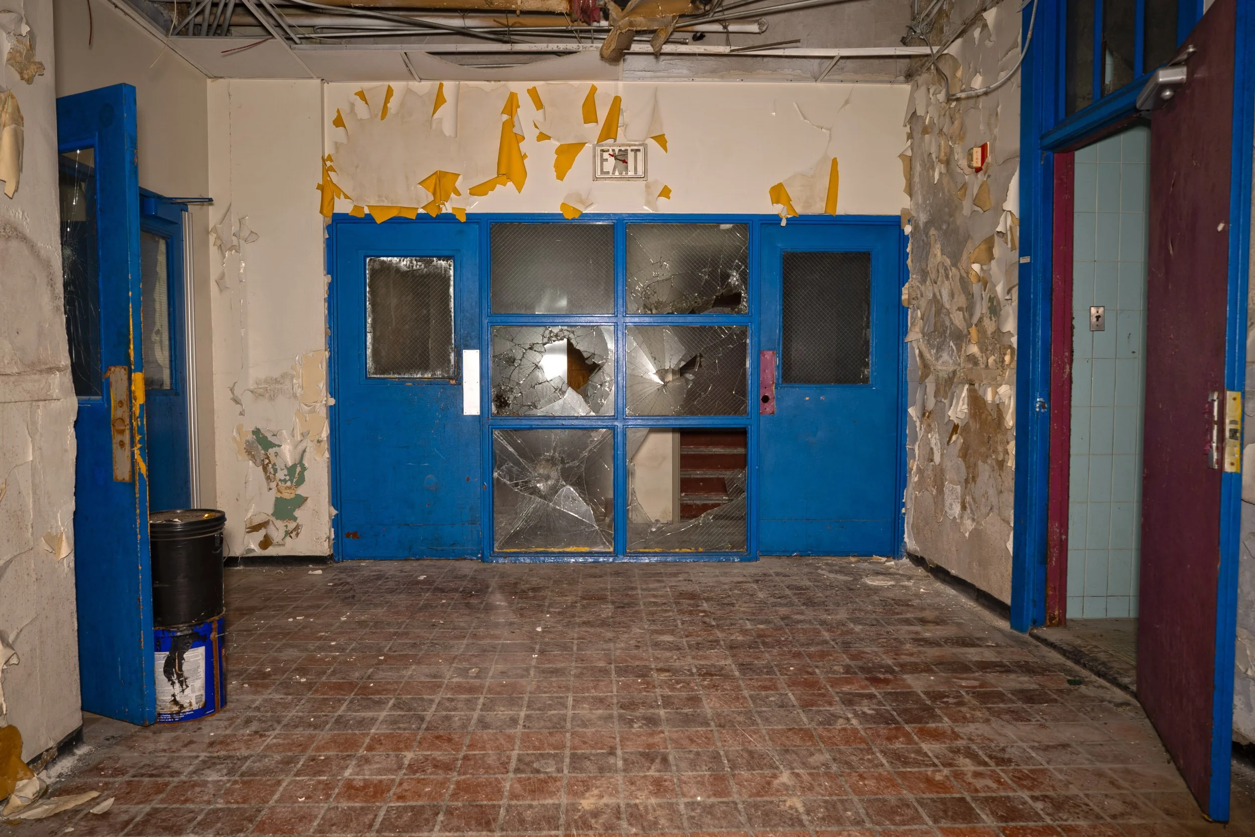 Doorway next to Pool and Music section in the basement