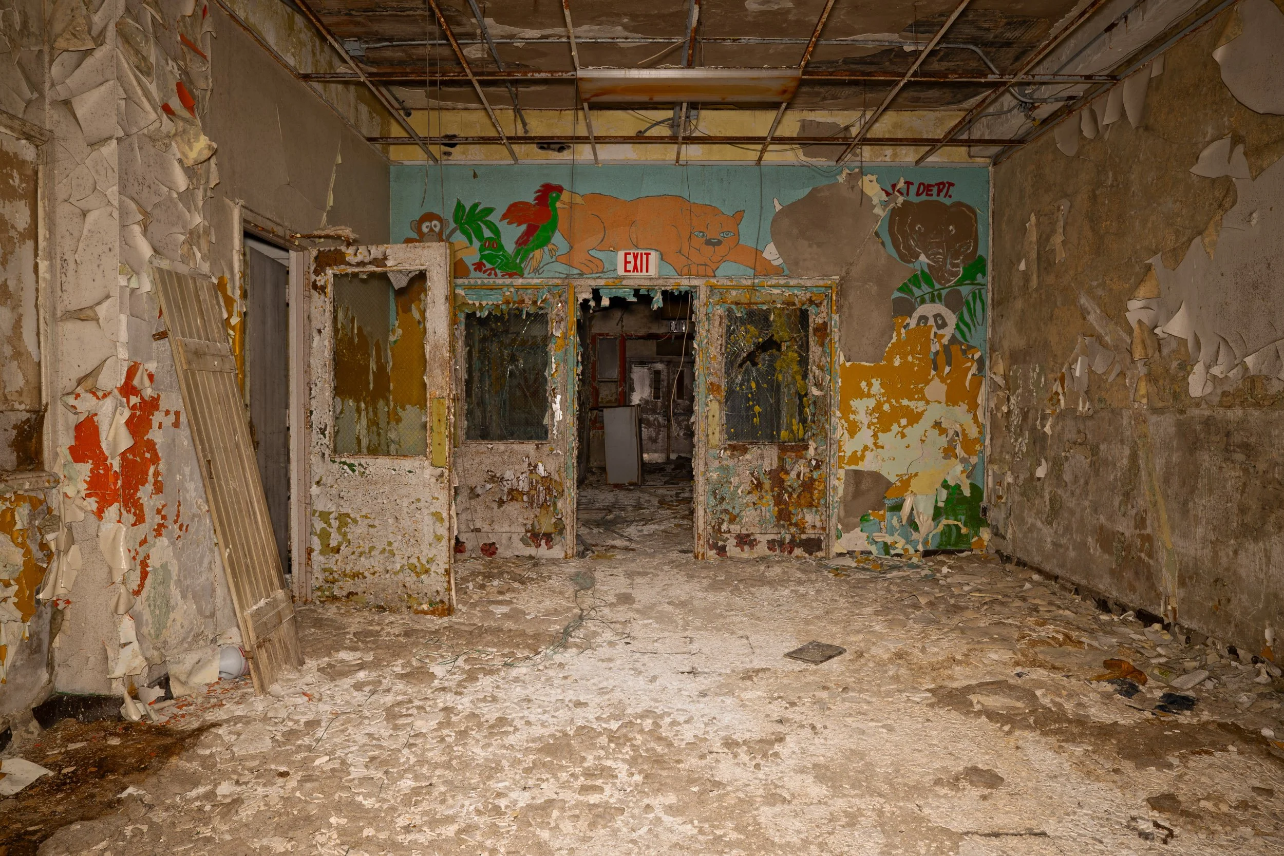 mural in 1st floor hallway