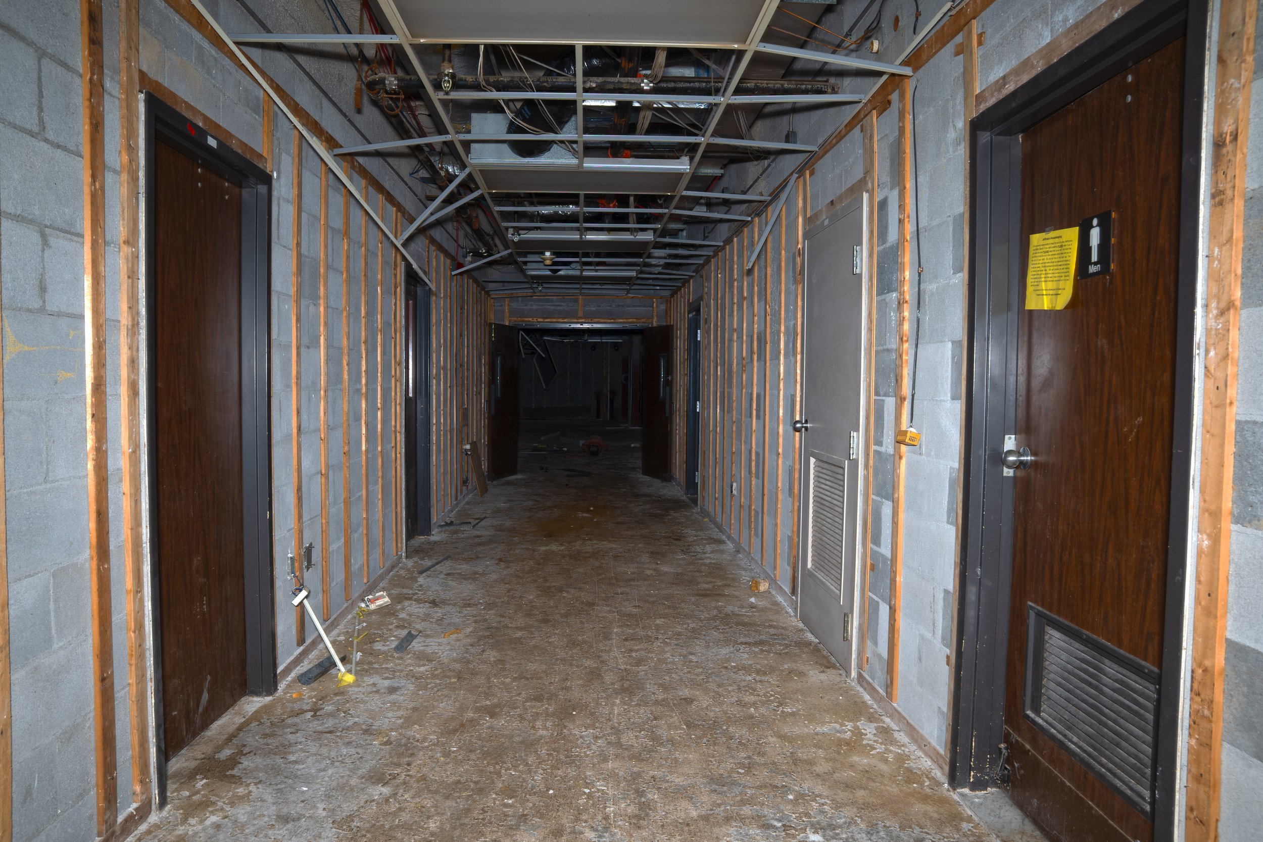 Office corridor on 1st floor 