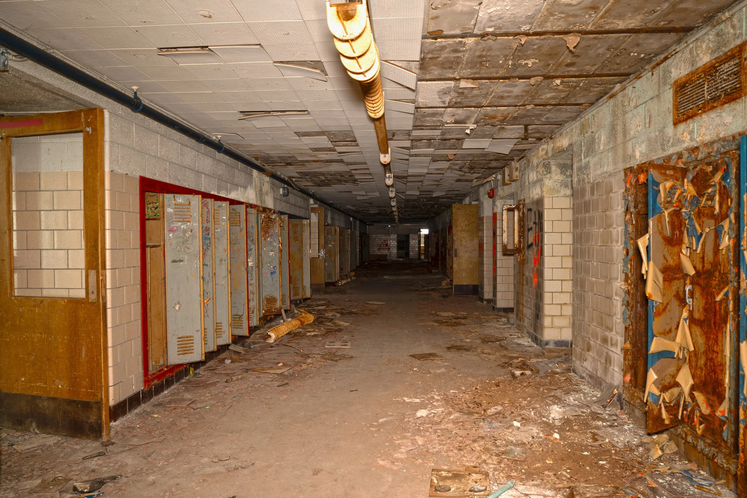 Hallway in Detroit Open shot 7