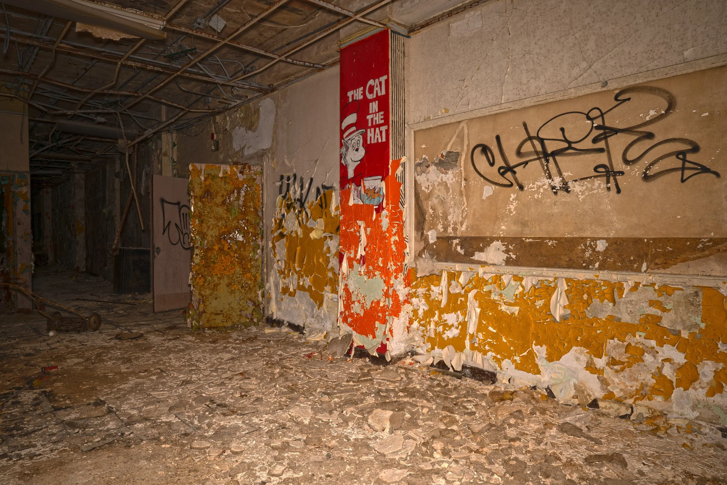 mural in 1st floor hallway