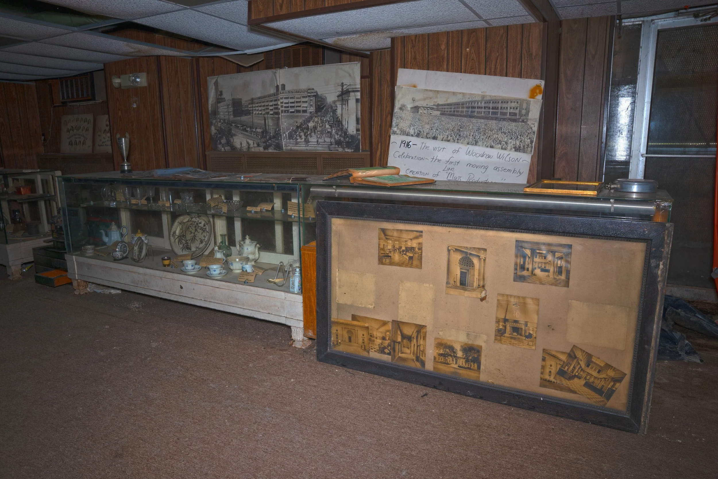 Highland Park Historical Museum shot 5 (Poster of pictures of the library in its prime)
