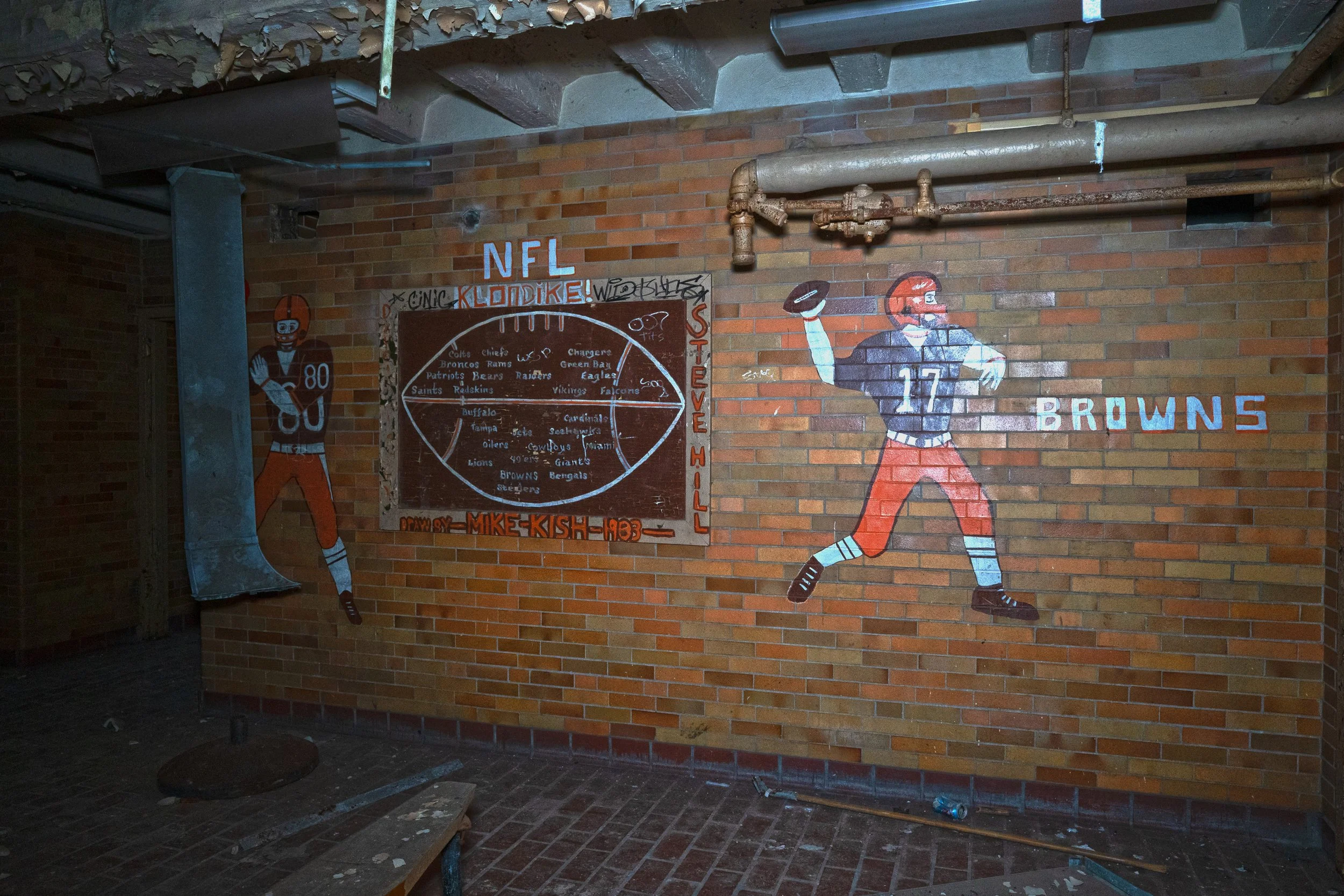 Gymnasium locker room shot 4