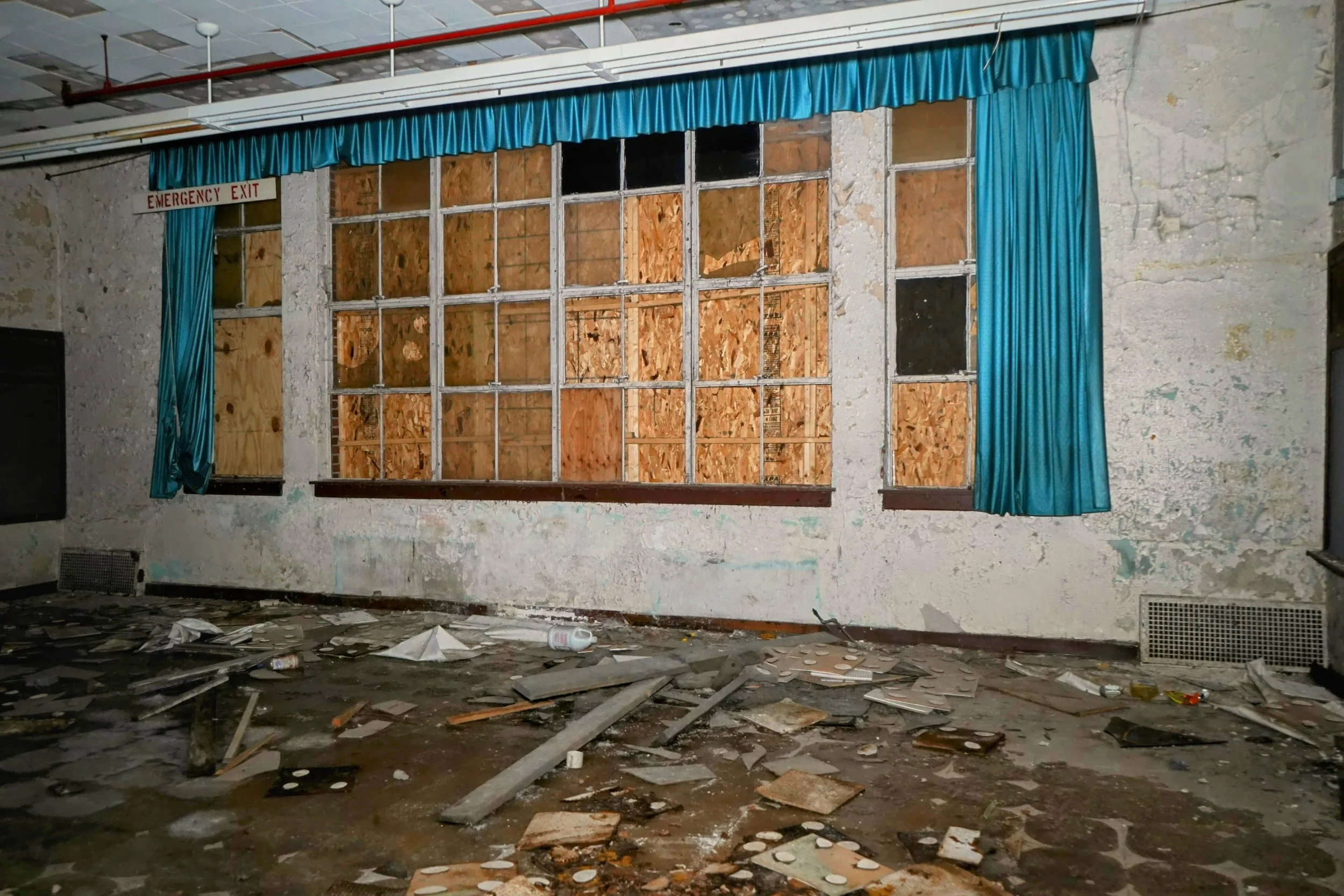 That same room hosts a Certain still intact on one of the windows