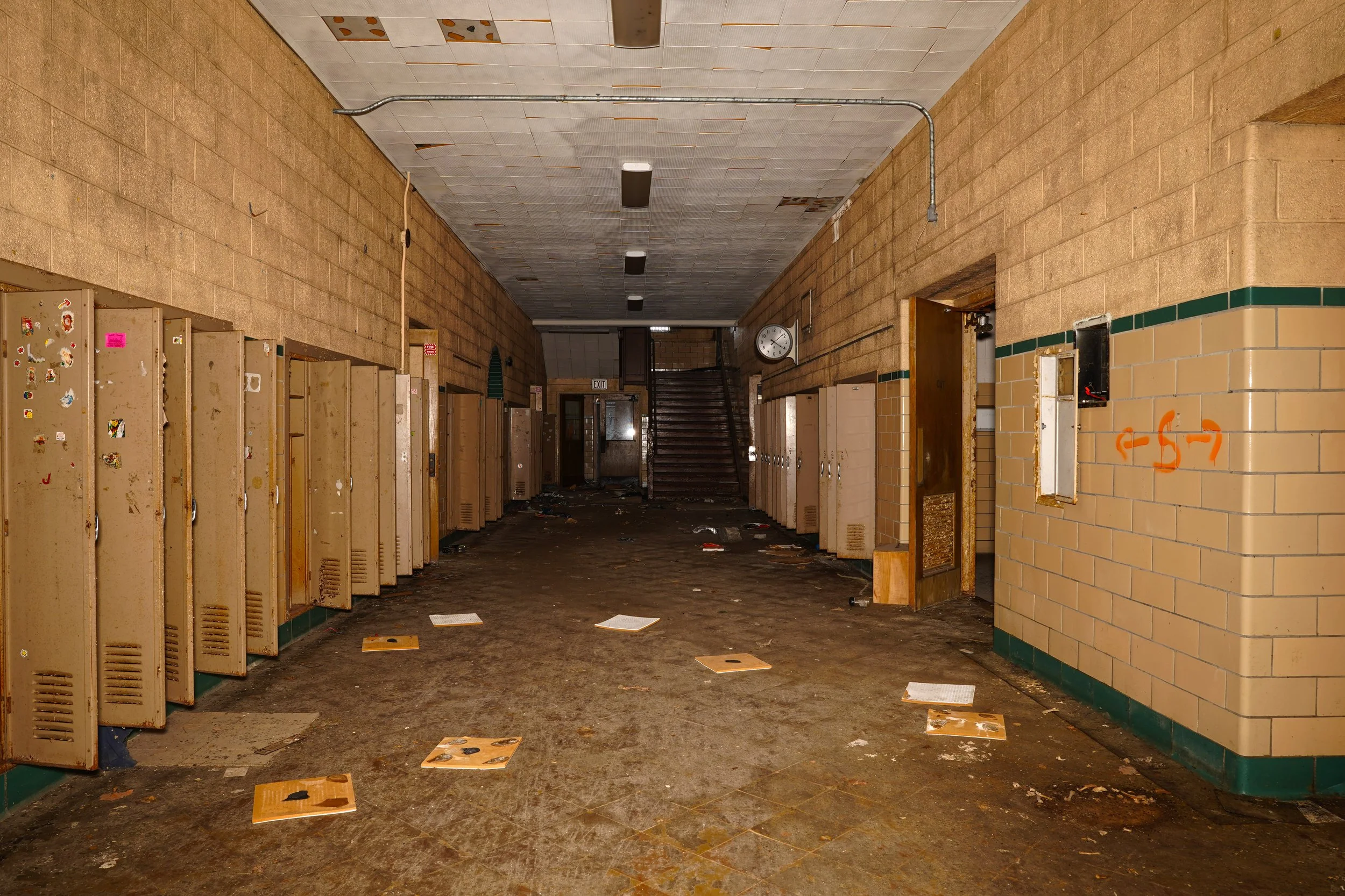 1st floor hallway shot 1 (Note Healy is such a small size that 95% of the 1st floor is visible in the shot)