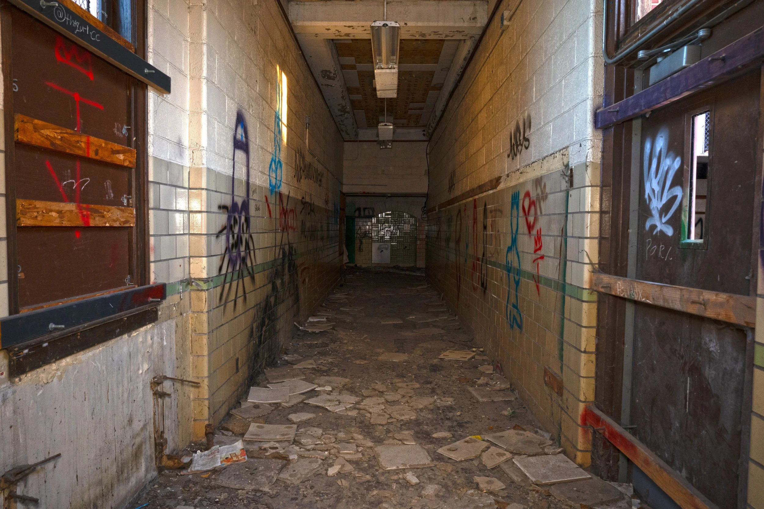 Hallway leading to main corridor