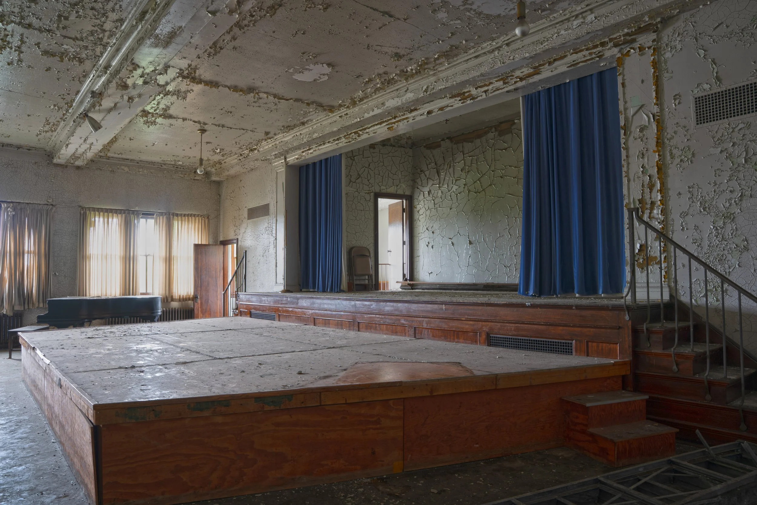 Stage in auditorium 