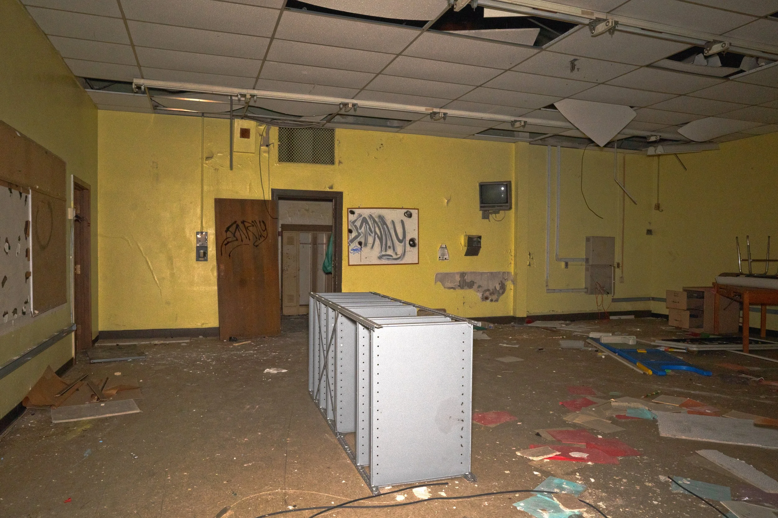 2nd floor classroom in the addition