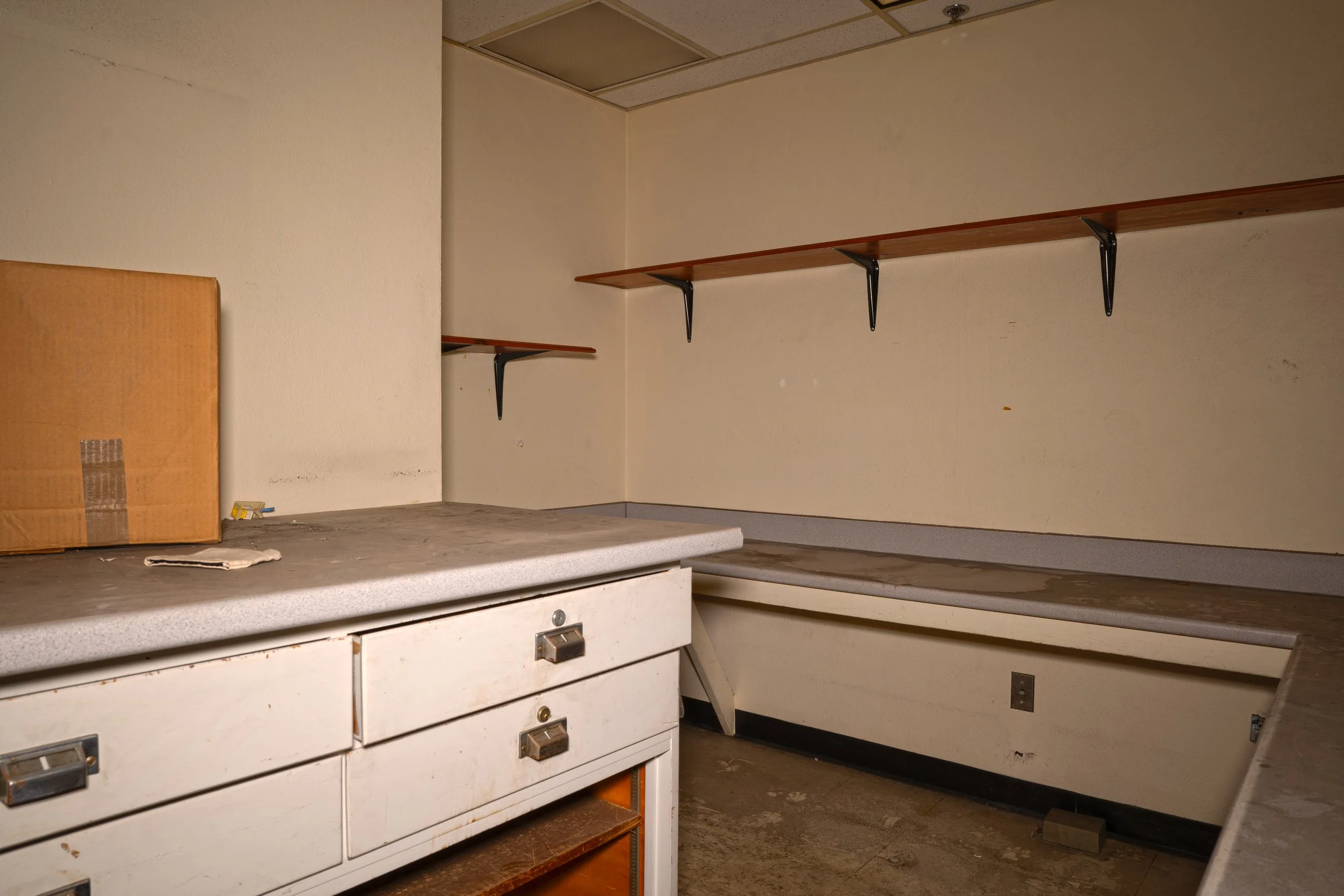 One of the rooms in the side hallway