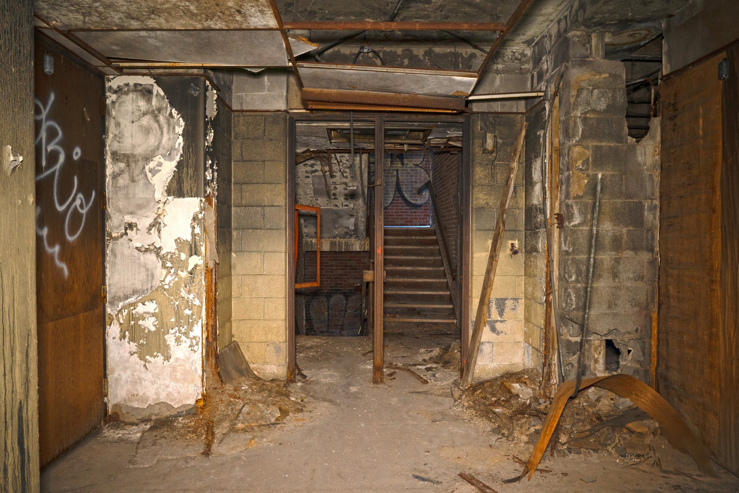 Staircase leading to 2nd floor