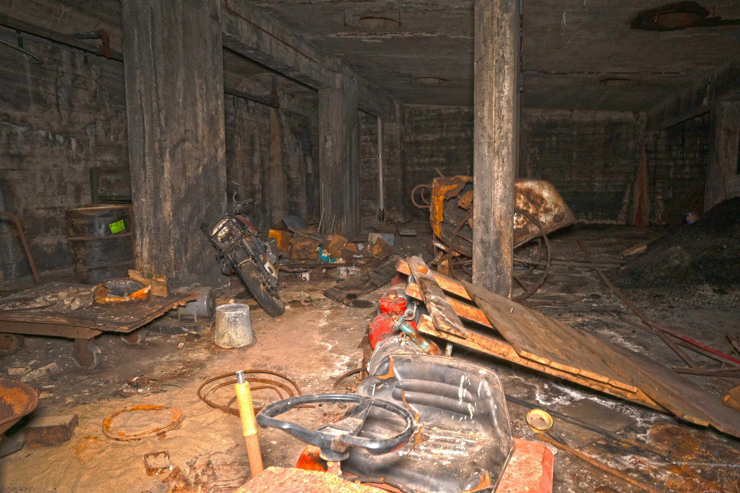 Originally a coal room by the looks of it turned into a storage room 