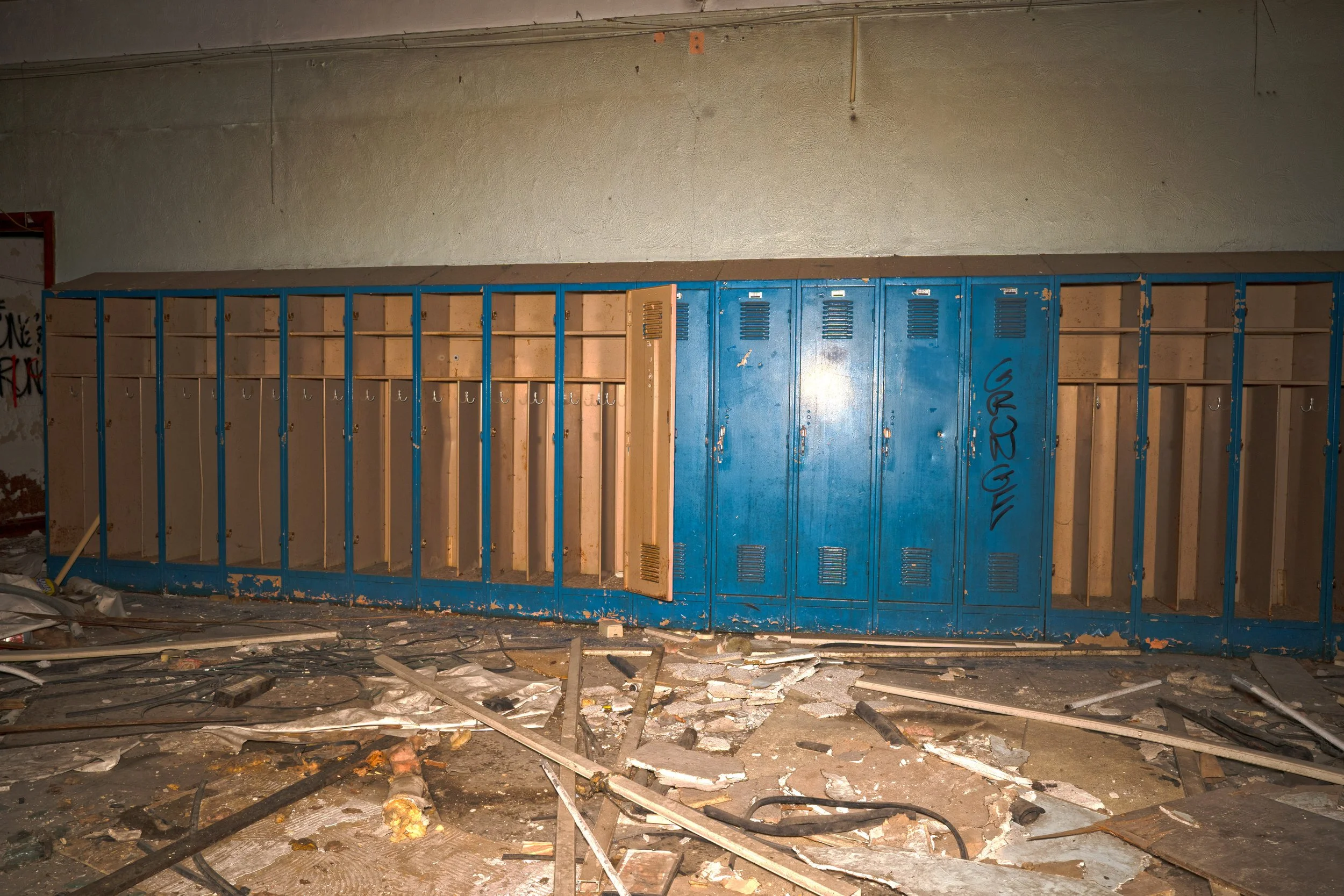 1st floor hallway lockers 