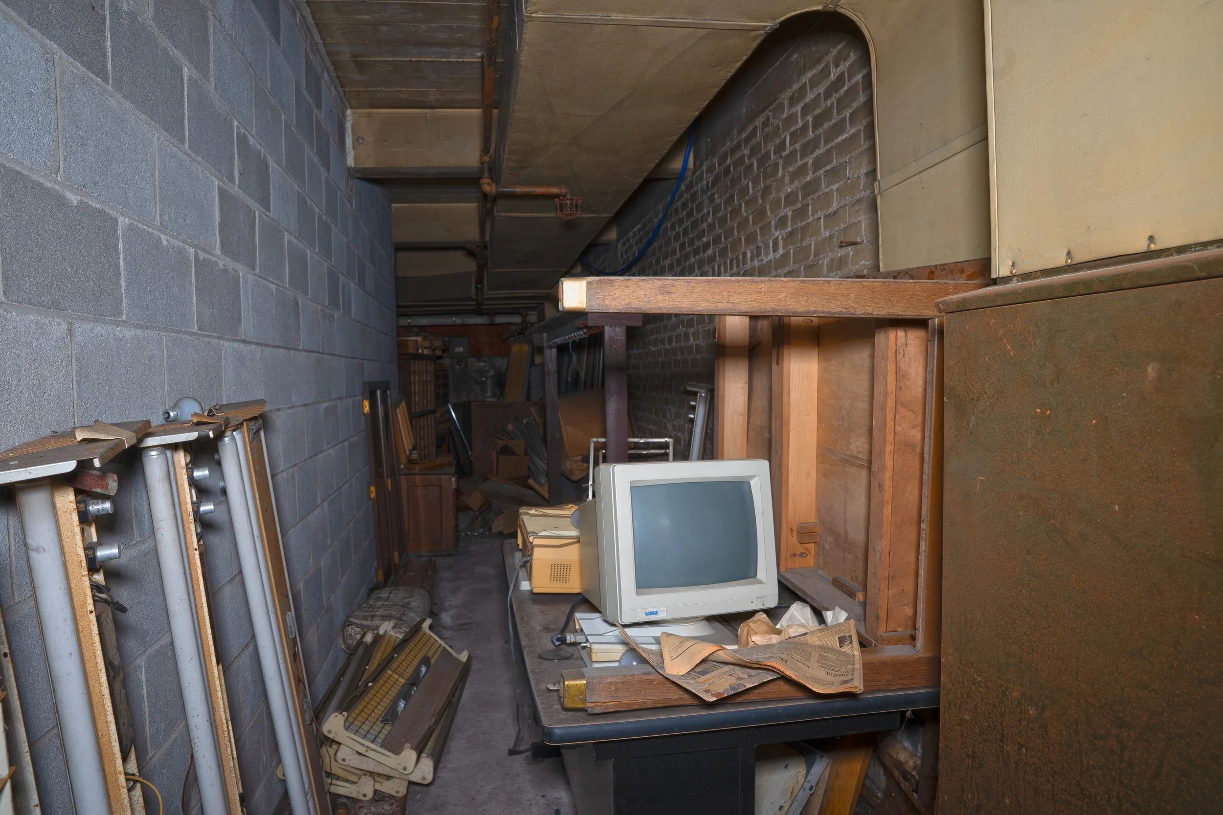 CRT in basement 