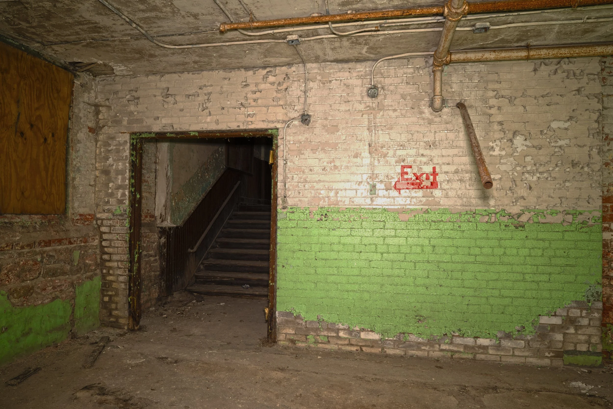 Basement corridor shot 8