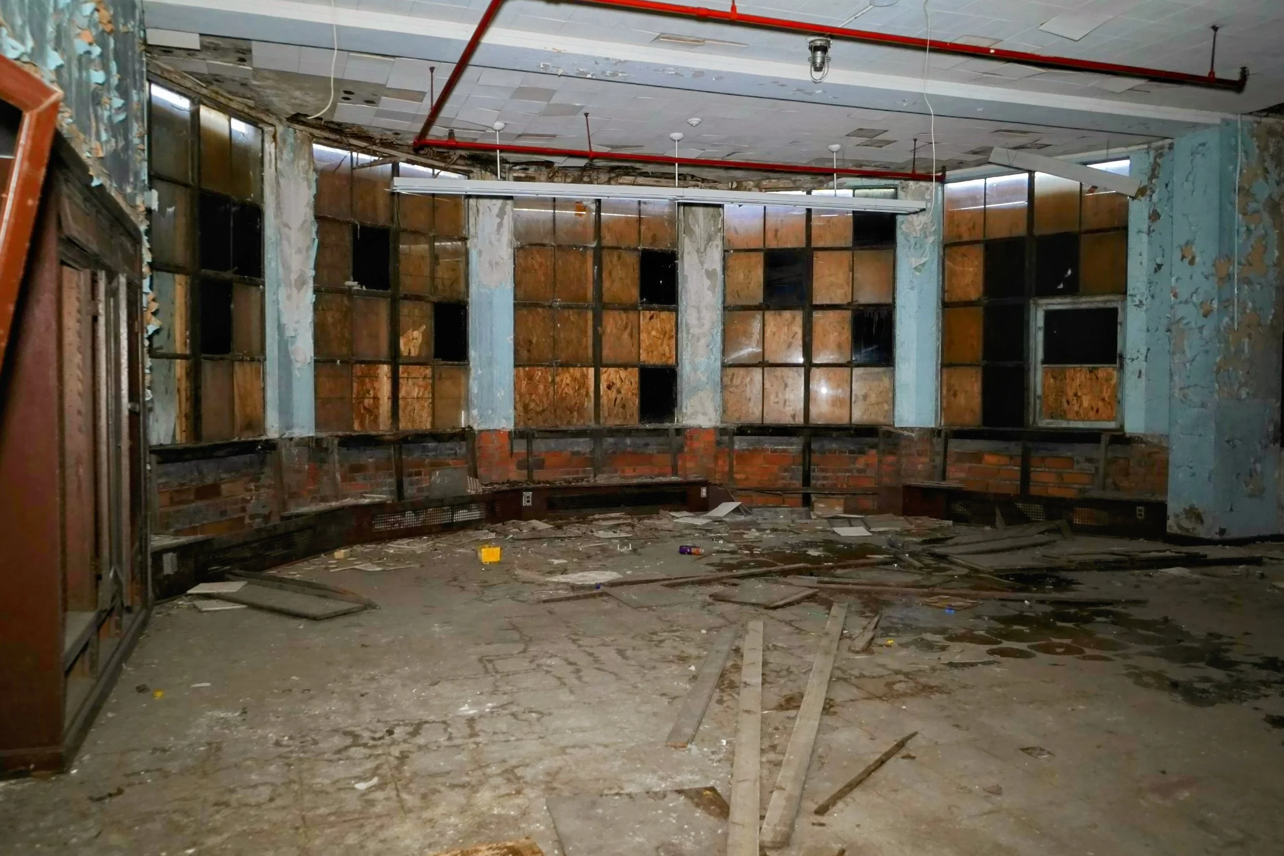 The Kindergarten room host a bay view window one of the more notable parts of the building  