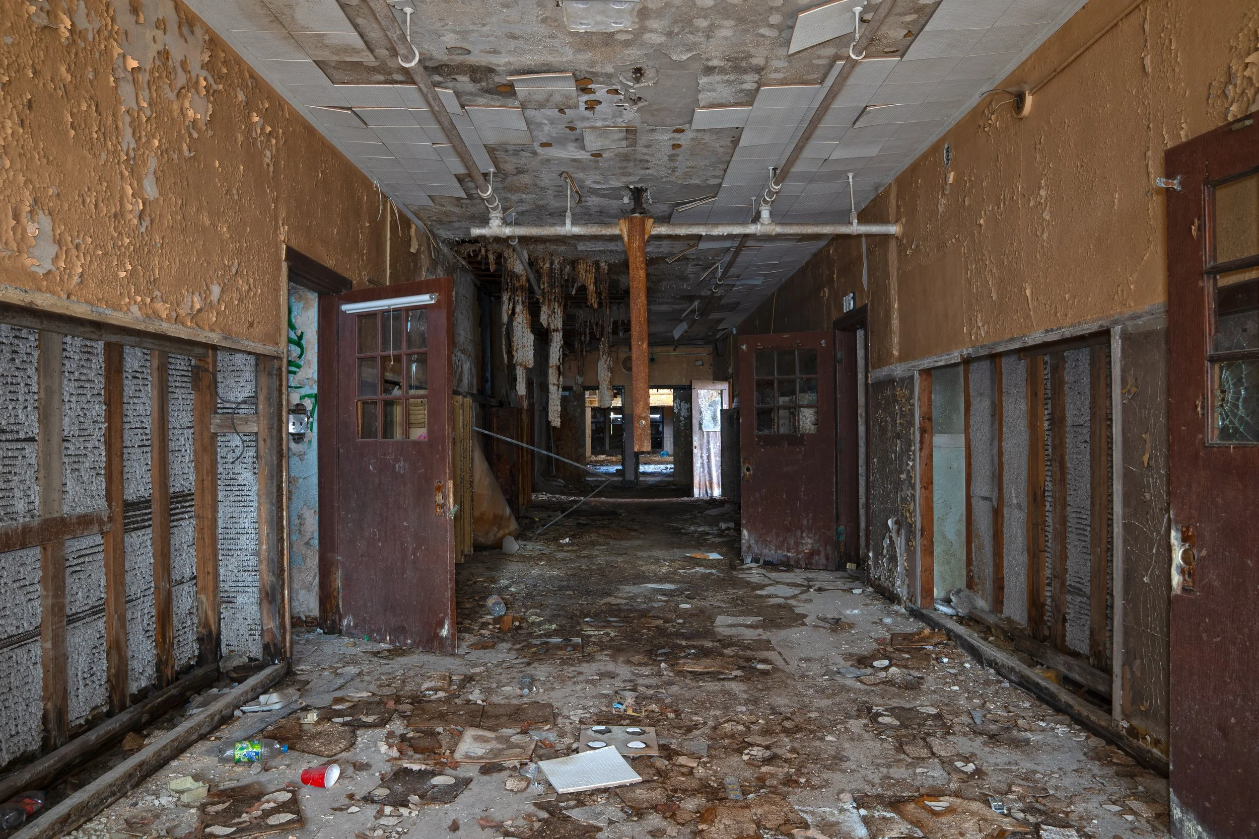 1925 building hallway facing towards 1954 addition 