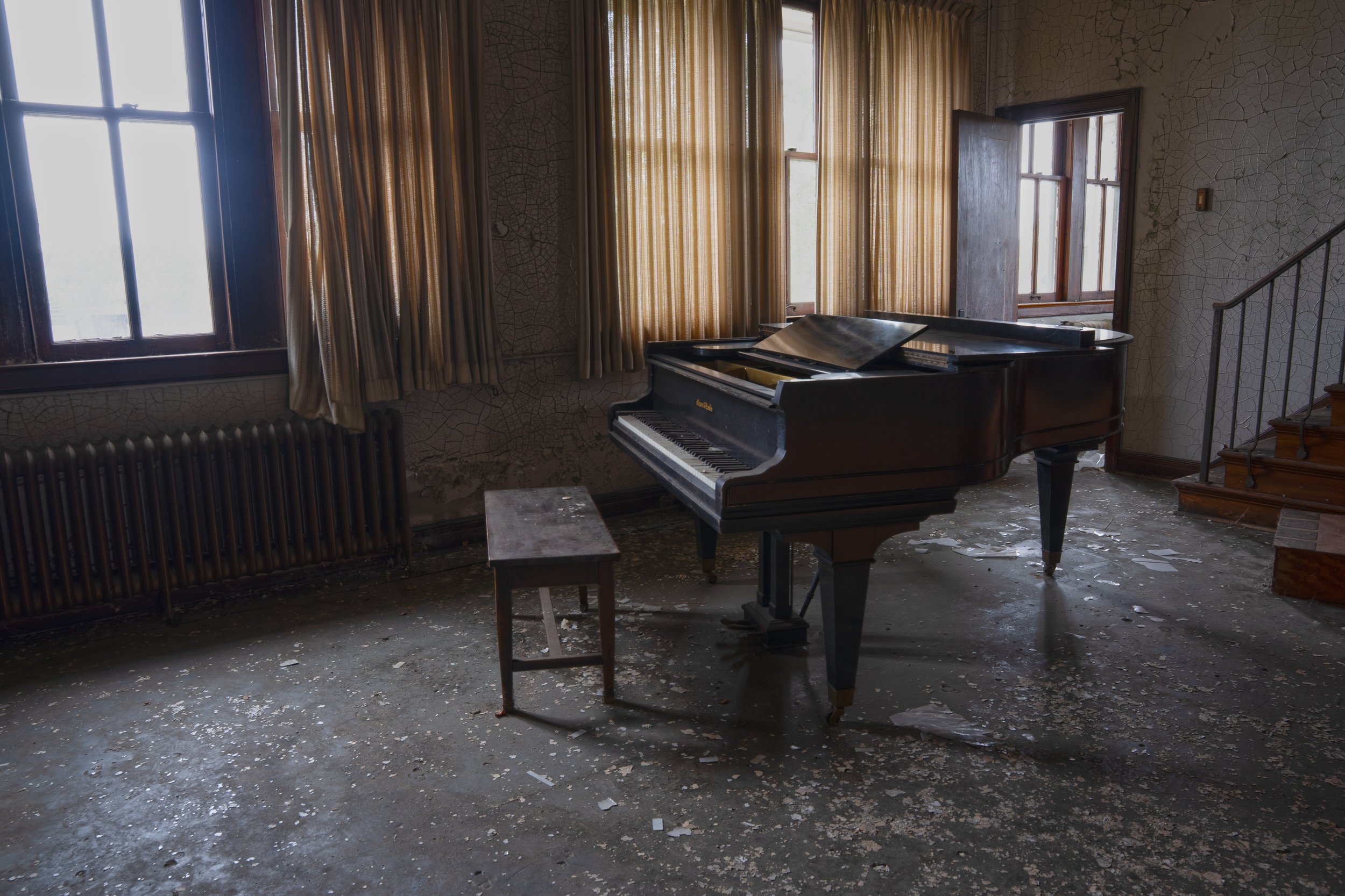 Piano in auditorium 