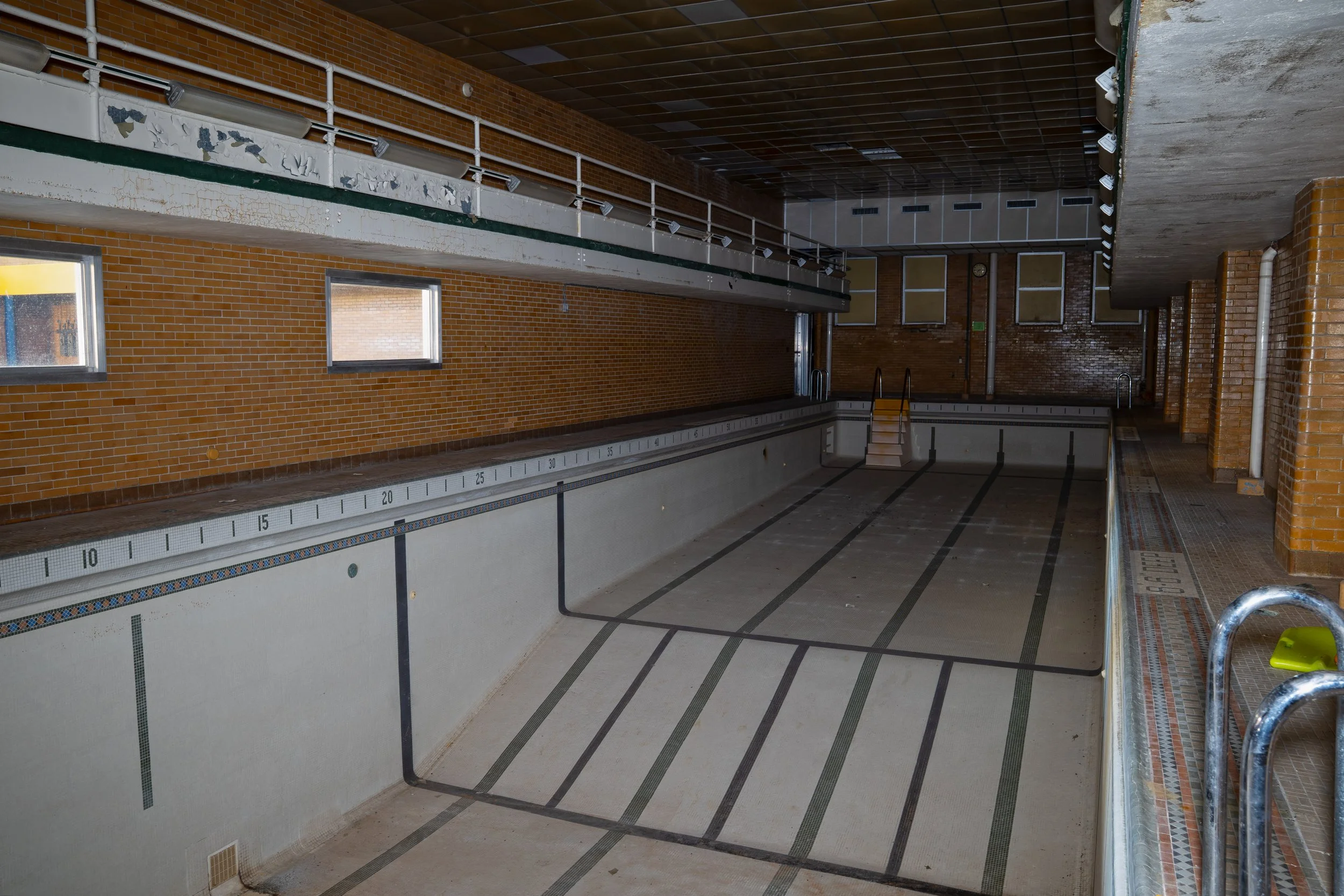 Pool section next to Gymnasium
