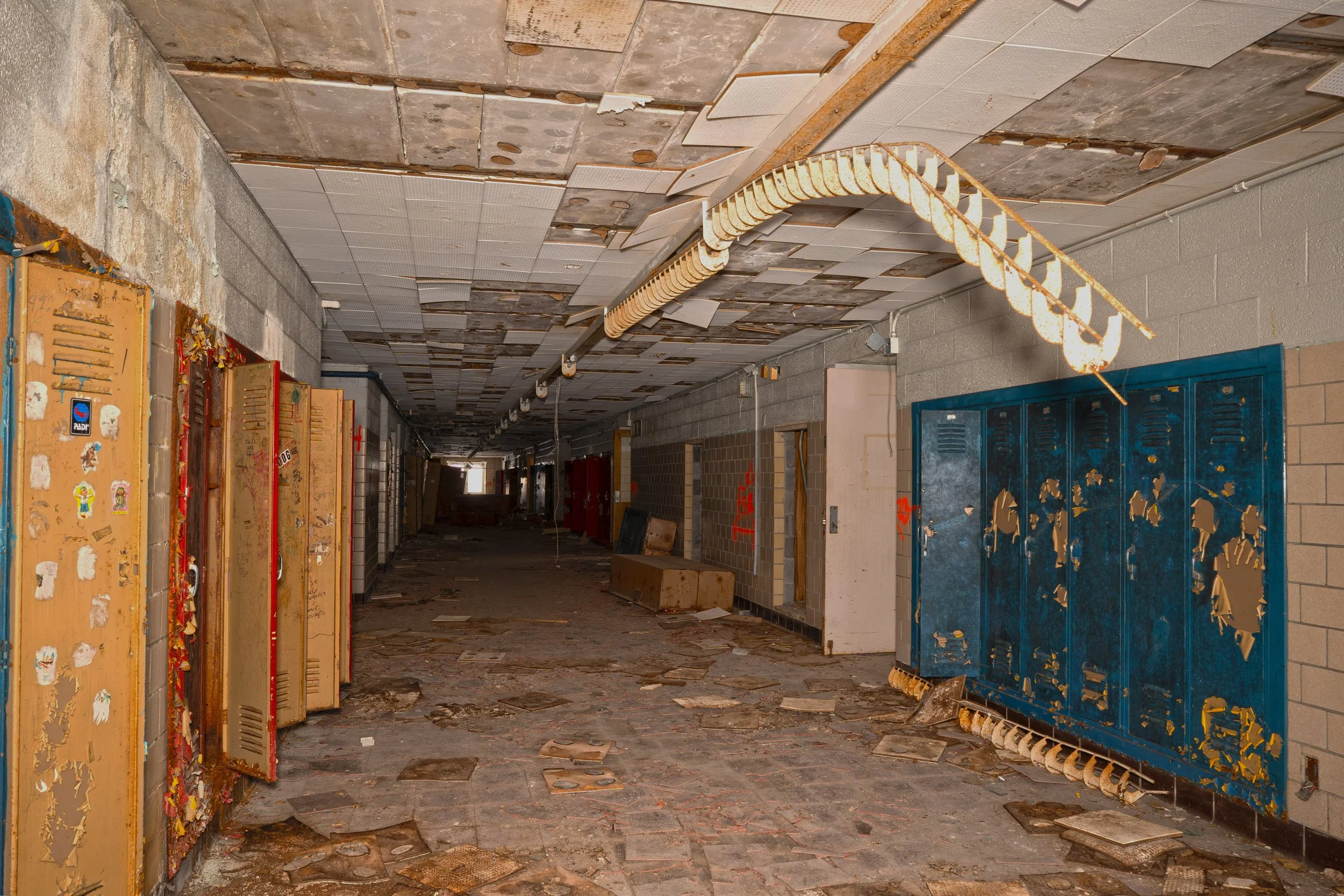 Hallway in Detroit Open shot 5