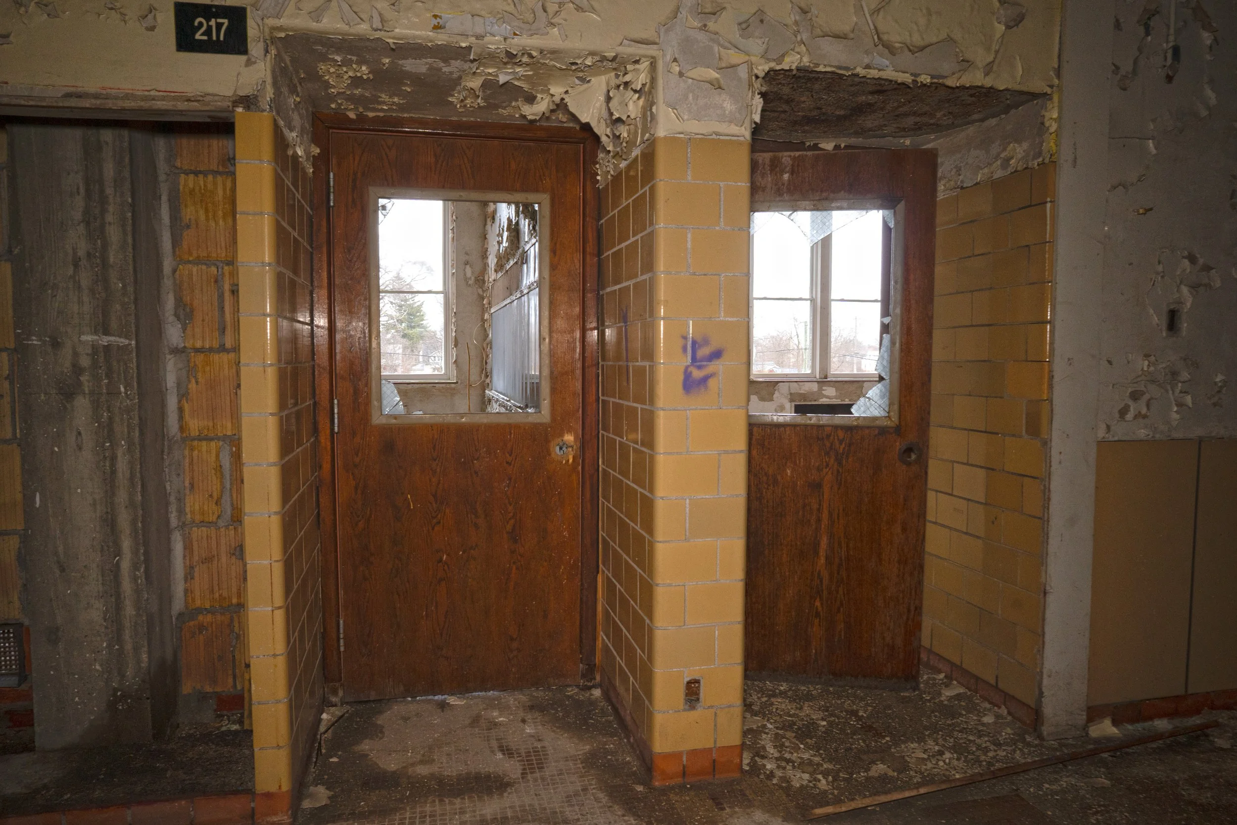 Room 217 on the 2nd floor