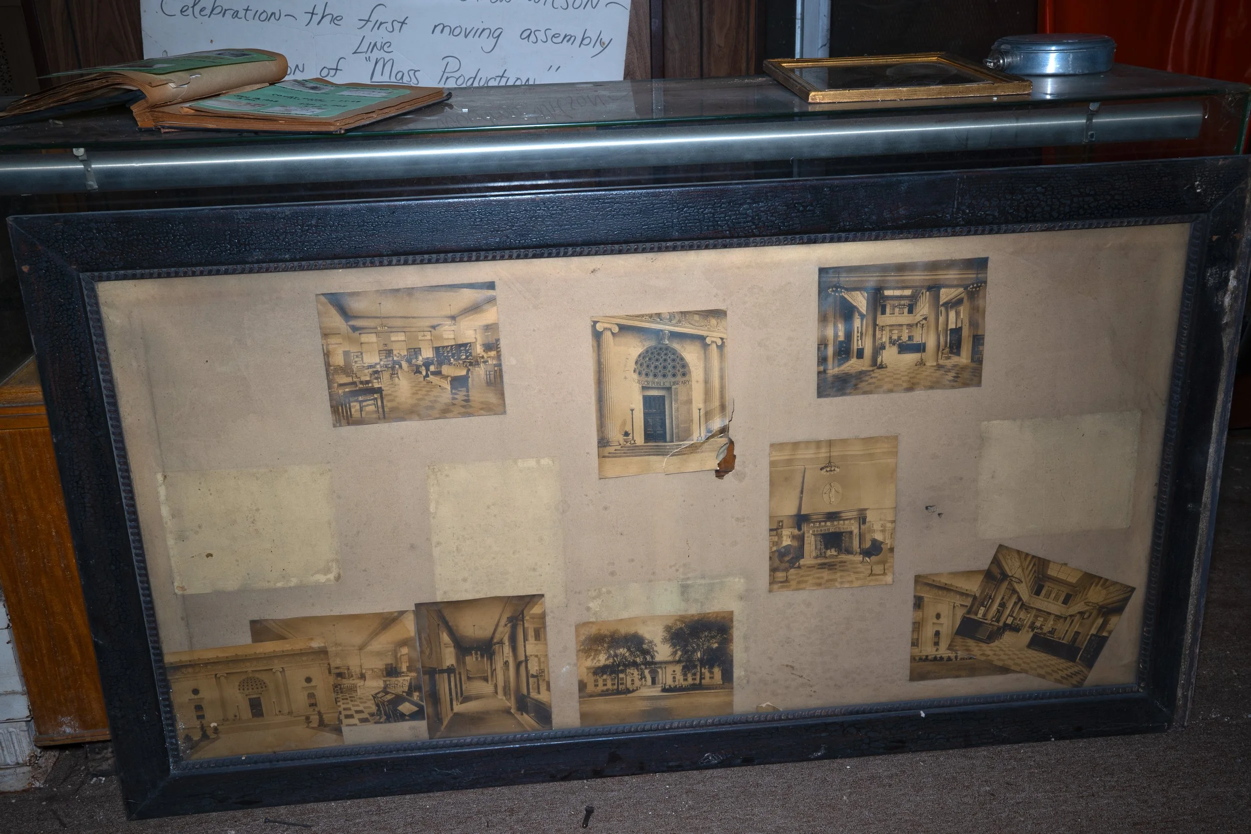 Highland Park Historical Museum shot 6 (Poster of pictures of the library in its prime)