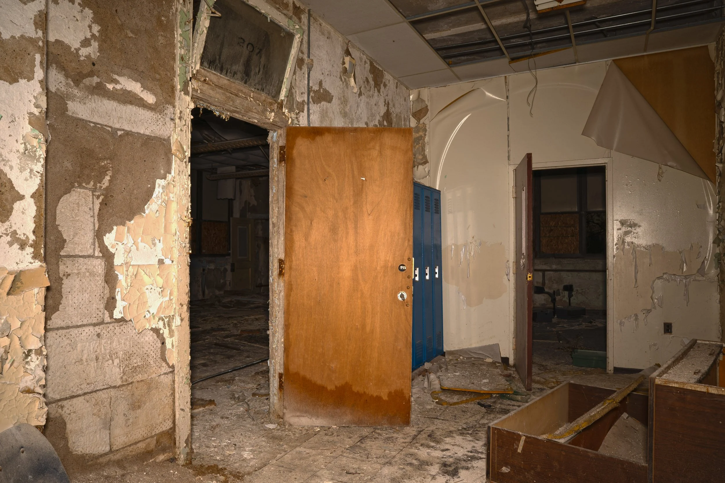 Entrance to room 207