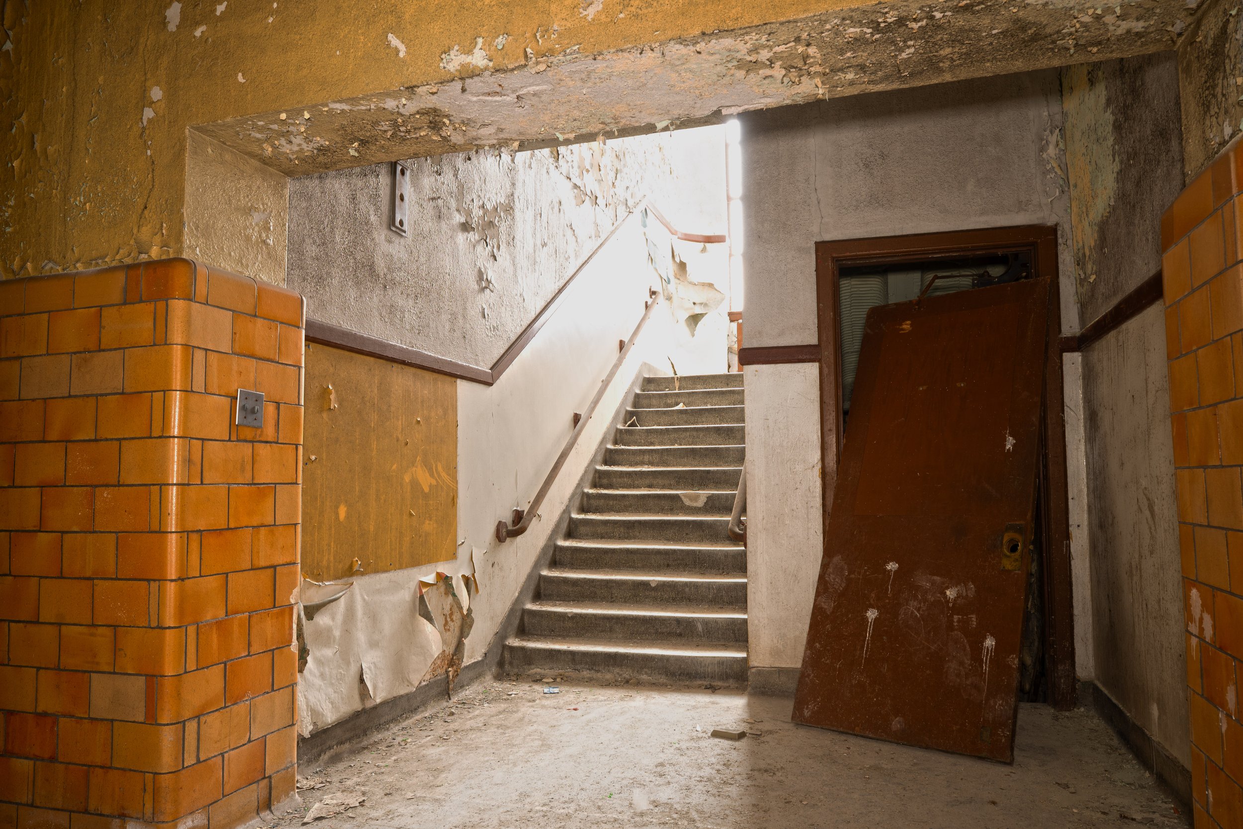 staircase leading to 2nd floor 