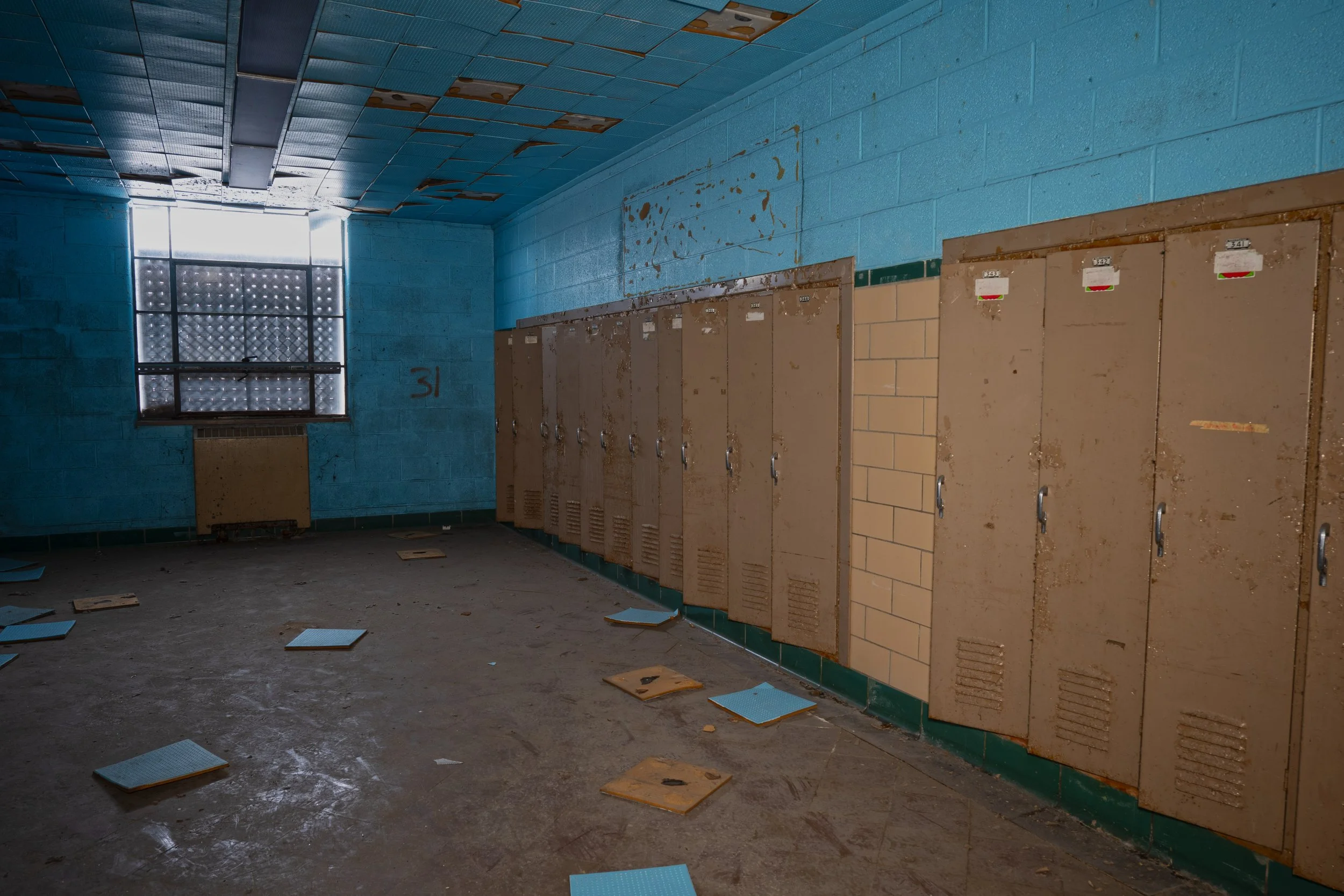 Locker room but not in a typical way