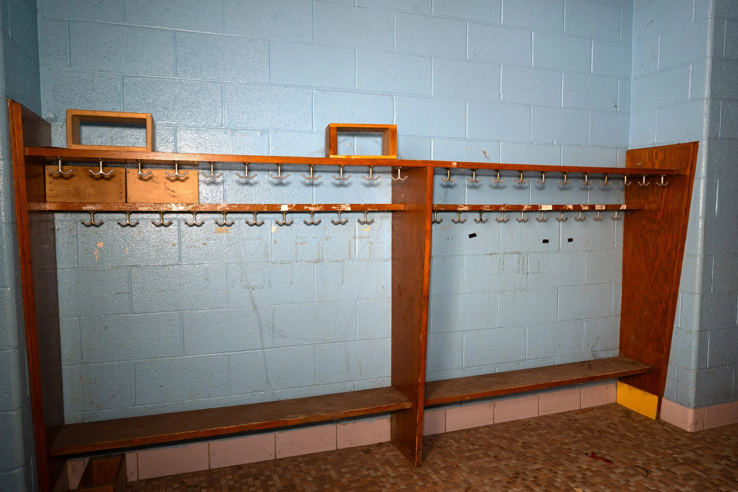Coat room shot 2