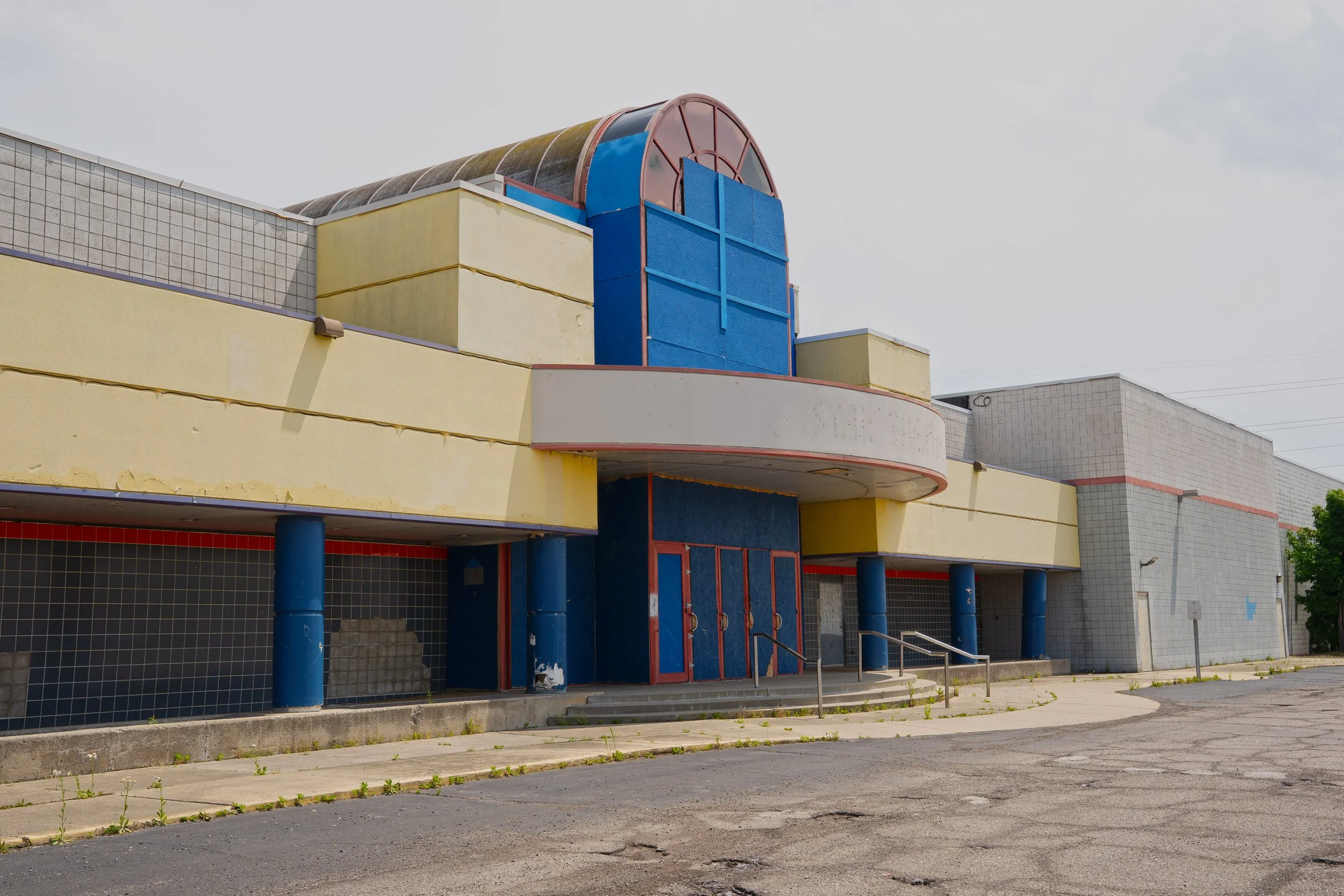 outside of the theater 