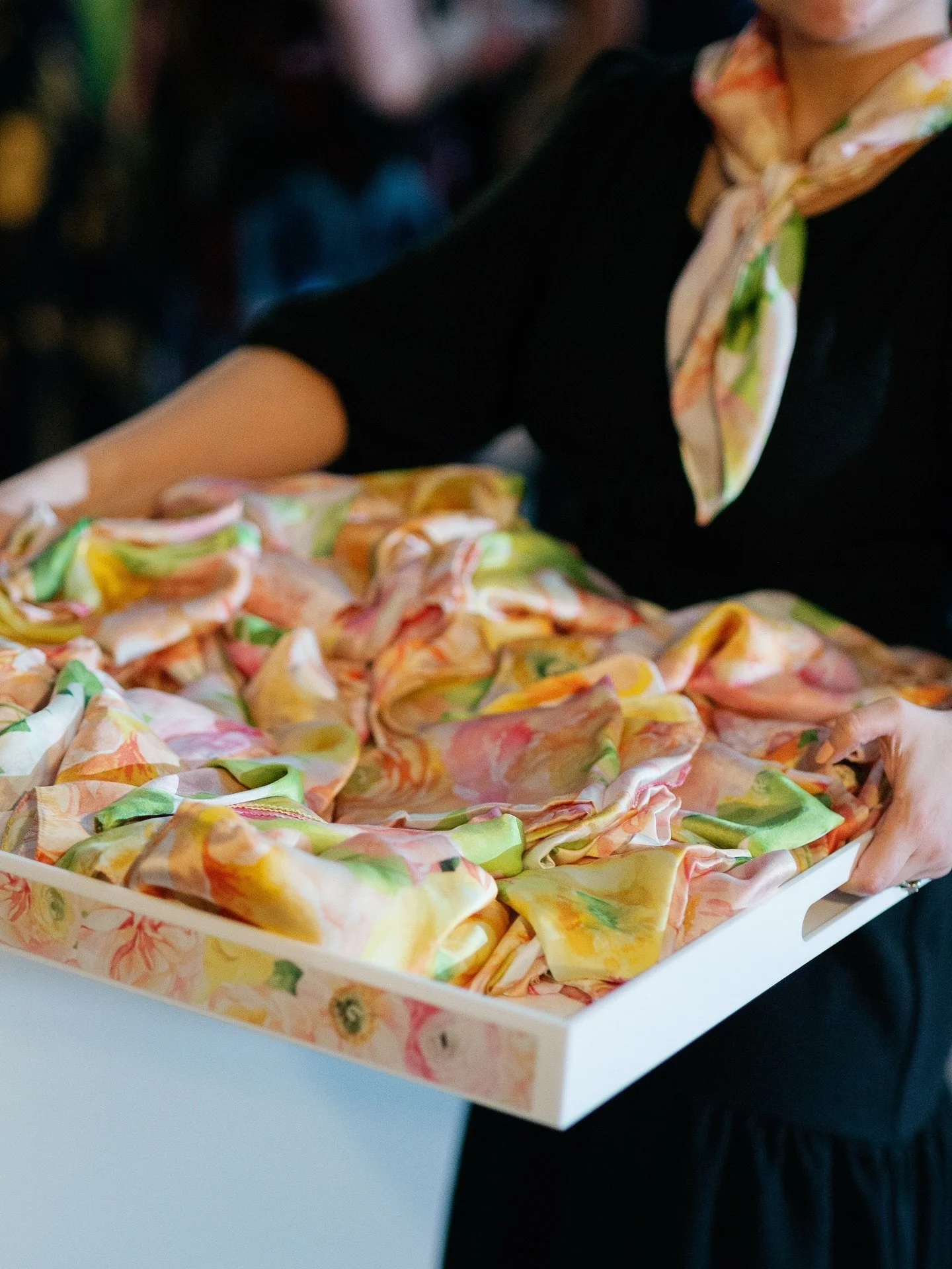 Props? Always a yes from us. 🪩✨ You already know we love our scarves (extra points when they&rsquo;re custom!), but the lights, the hats, and the sunglasses take the dance floor to the next level time &amp; time again!⁠